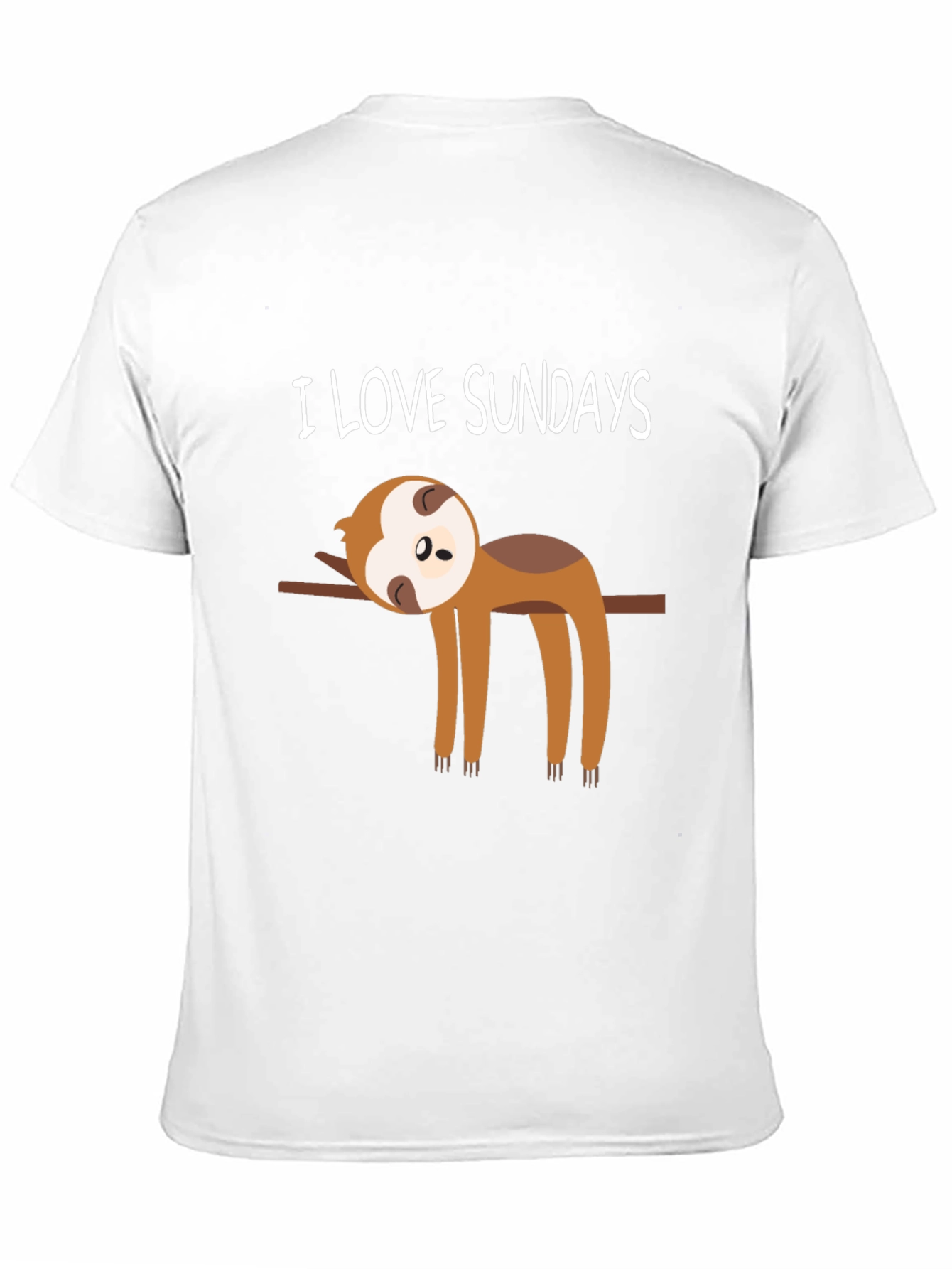 I Love Sundays Sloth T-Shirt