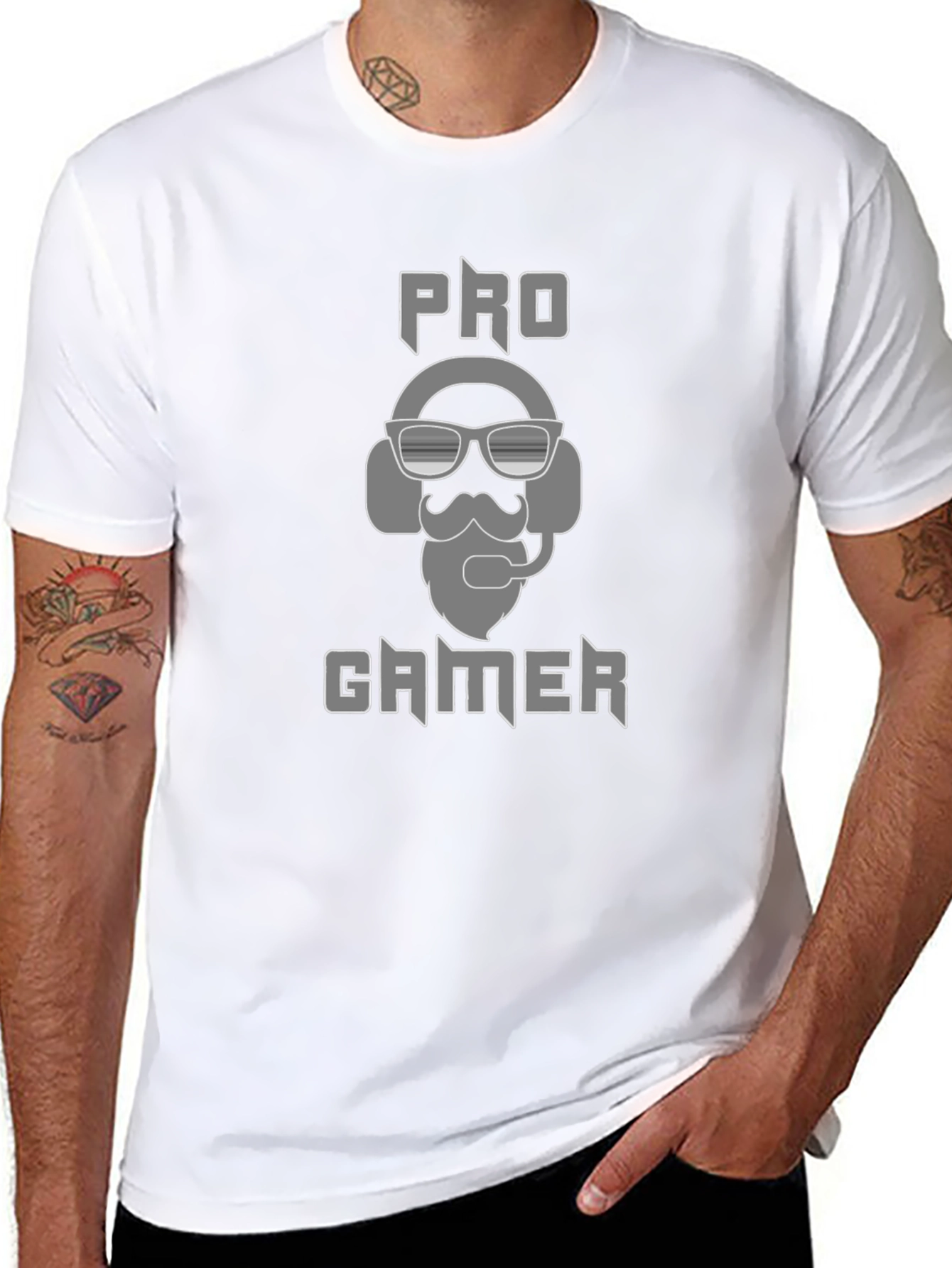 Pro Gamer T-Shirt - Black Cotton Blend Tee