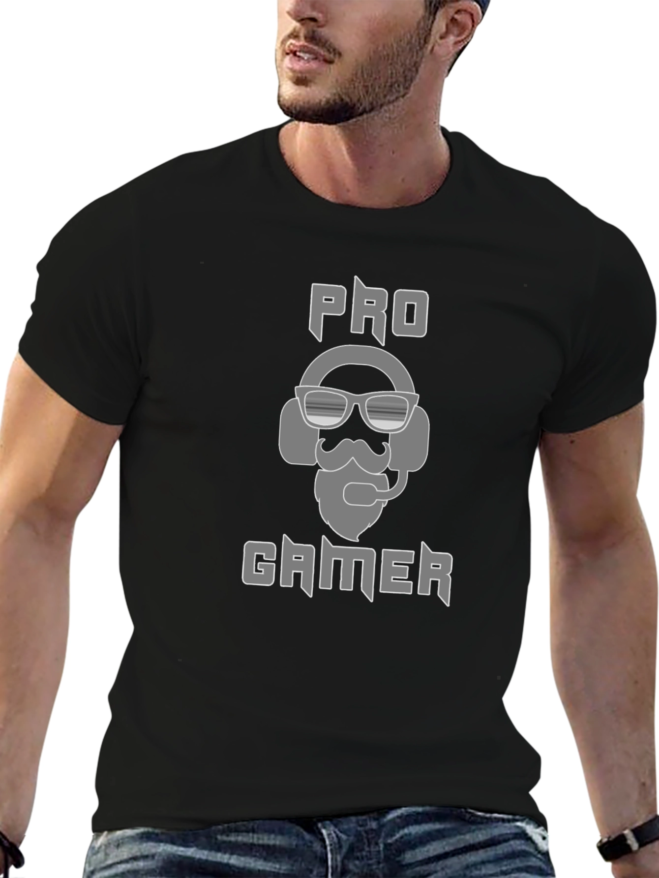 Pro Gamer T-Shirt - Black Cotton Blend Tee