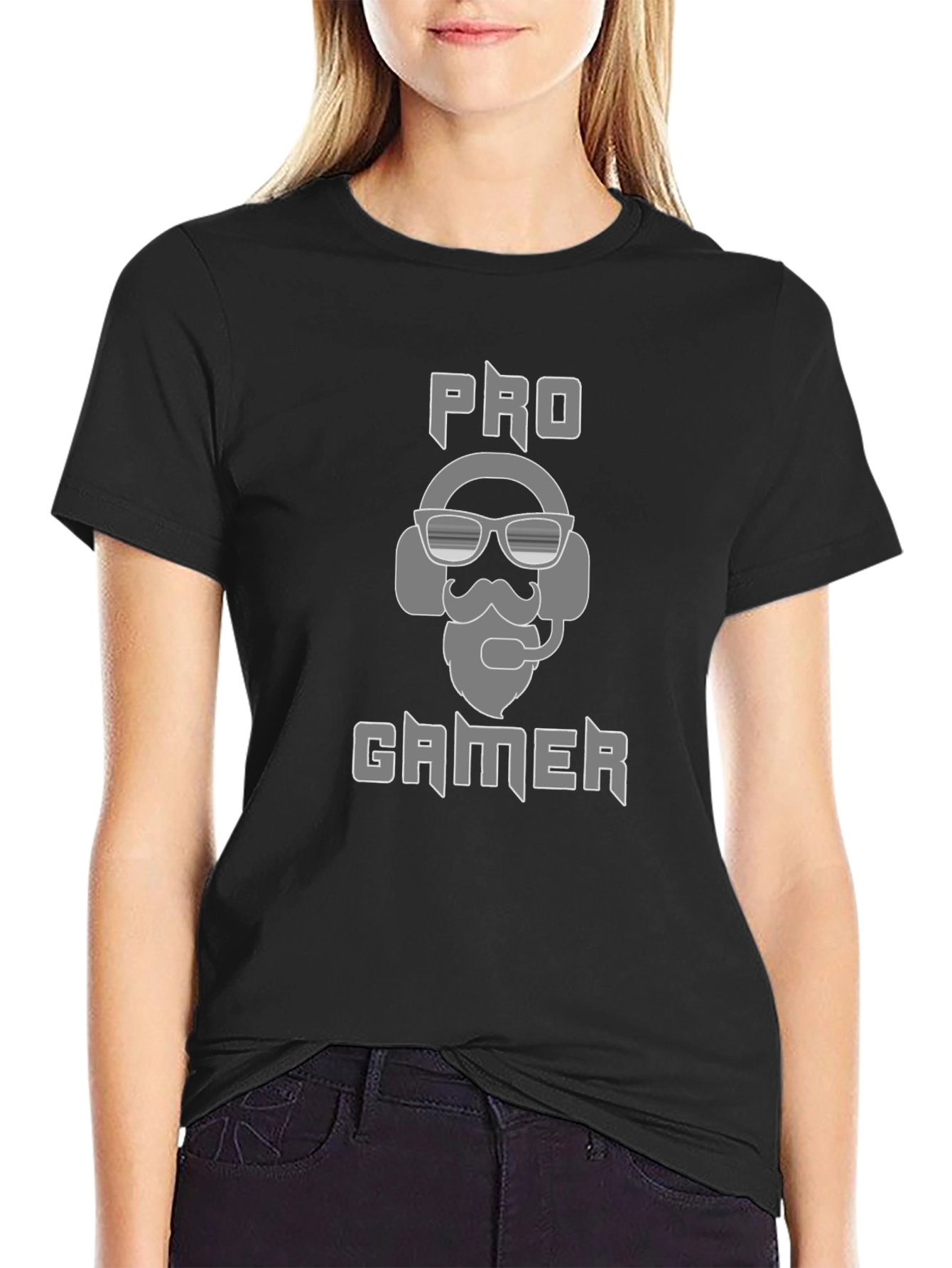 Pro Gamer T-Shirt - Black Cotton Blend Tee