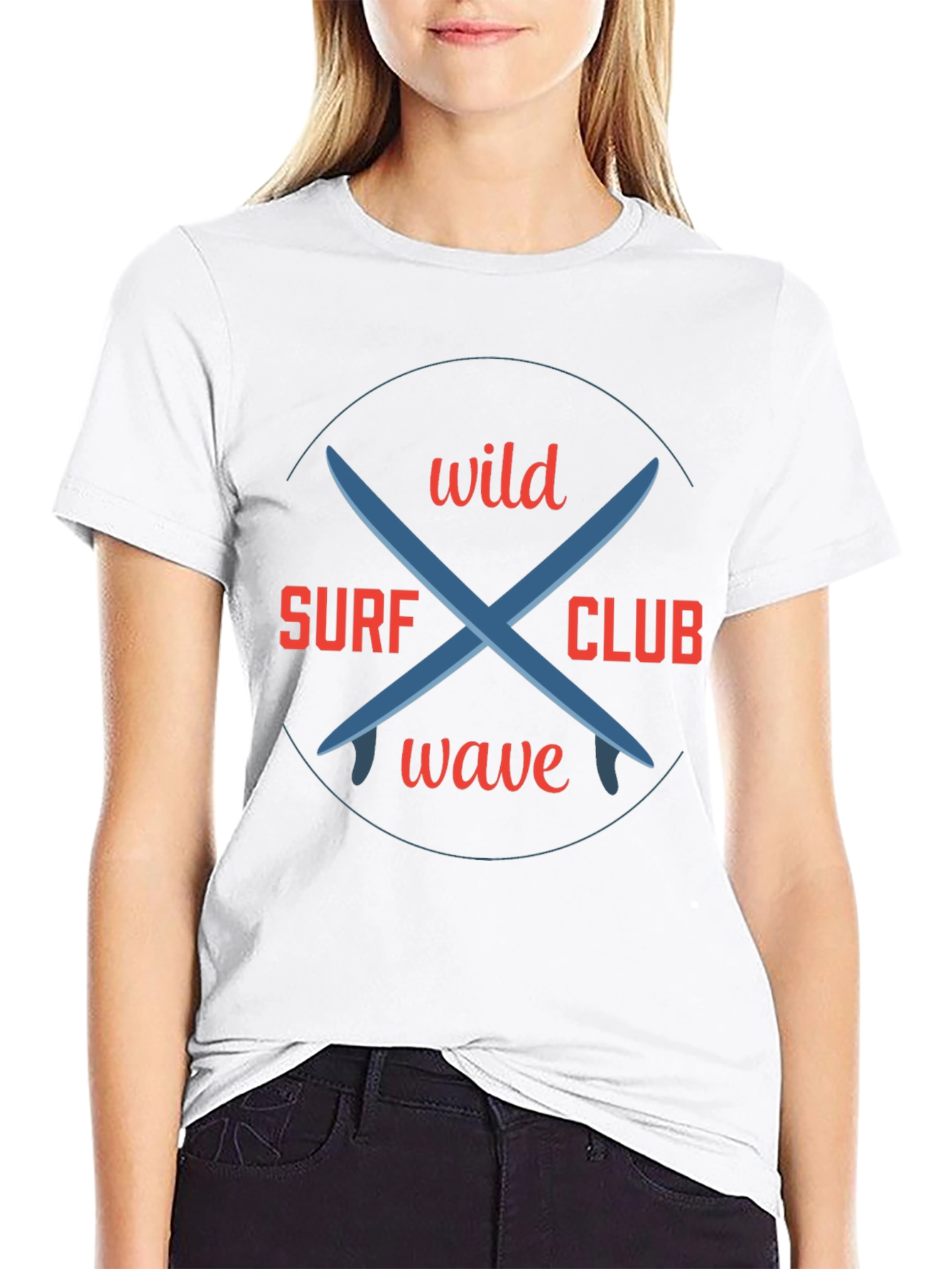 Wild Surf Club Graphic T-Shirt - Casual Tee