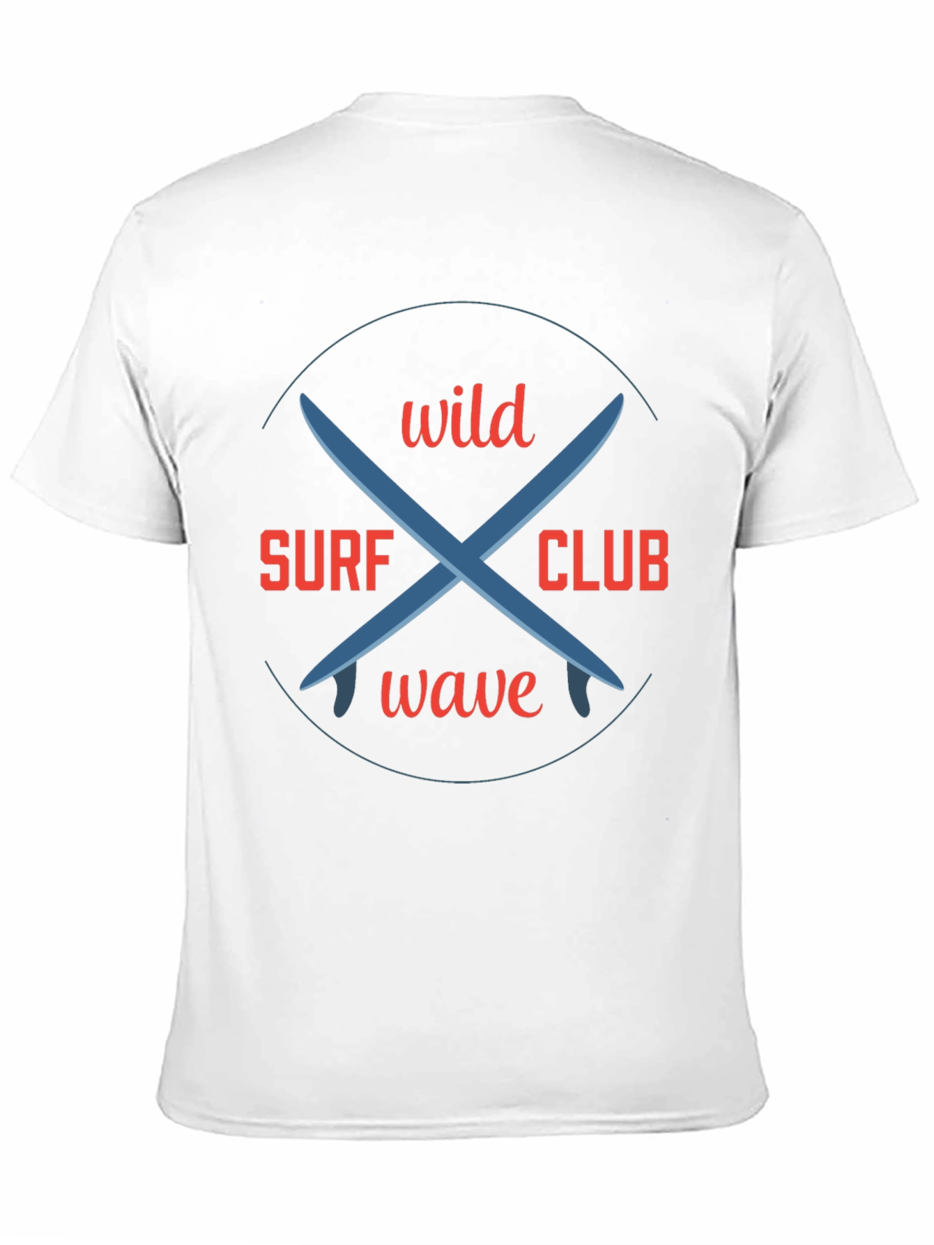 Wild Surf Club Graphic T-Shirt - Casual Tee