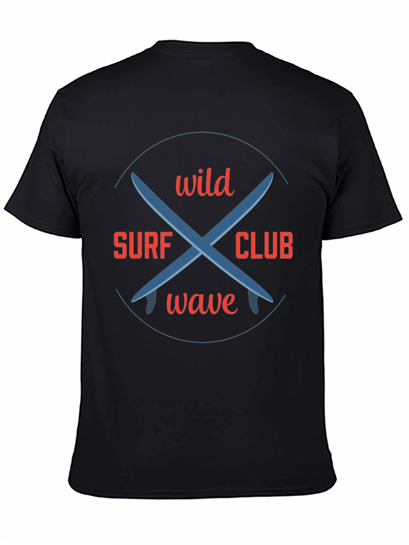 Wild Surf Club Graphic T-Shirt - Casual Tee