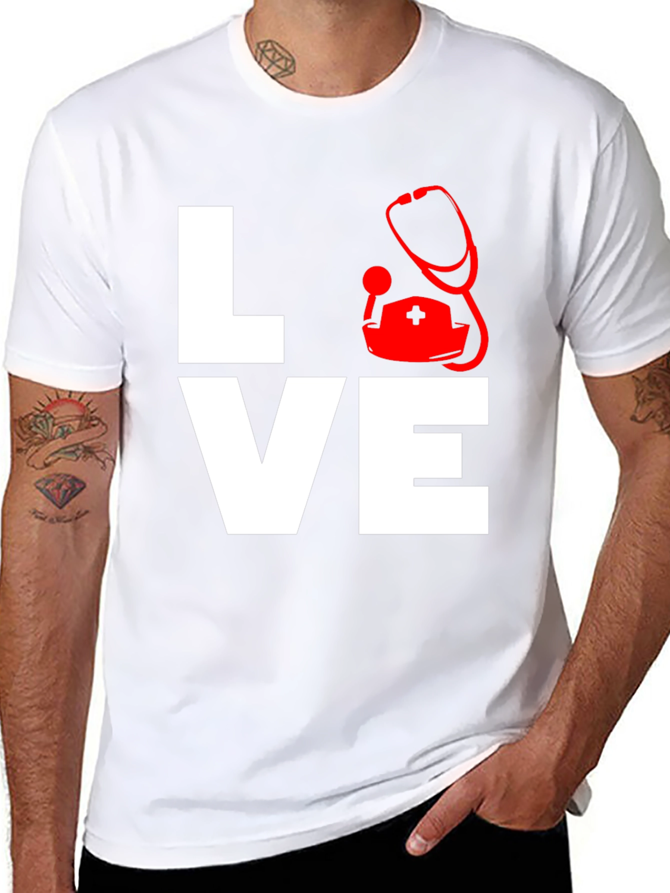 Nurse Love Graphic T-Shirt