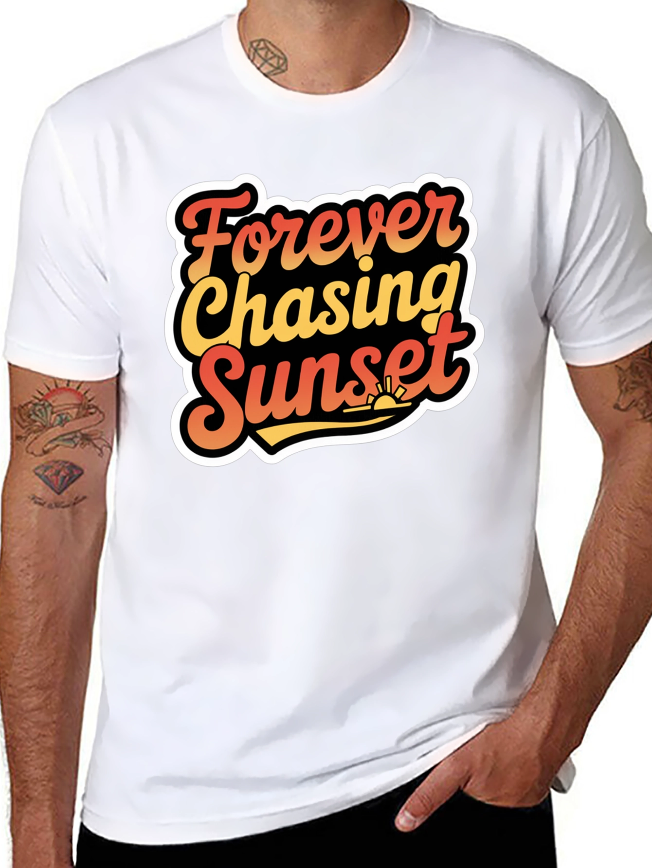Forever Chasing Sunset Graphic T-Shirt