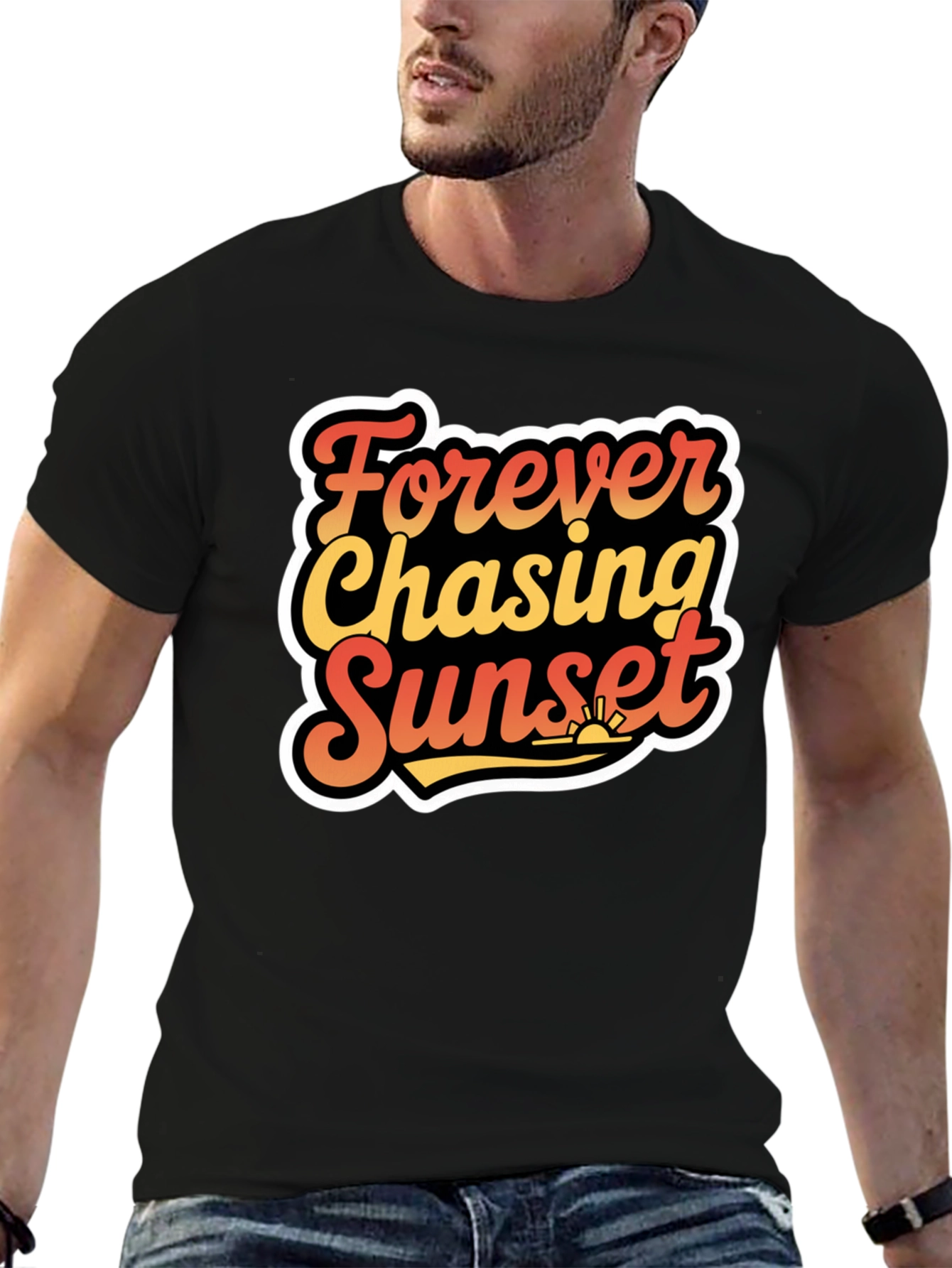 Forever Chasing Sunset Graphic T-Shirt