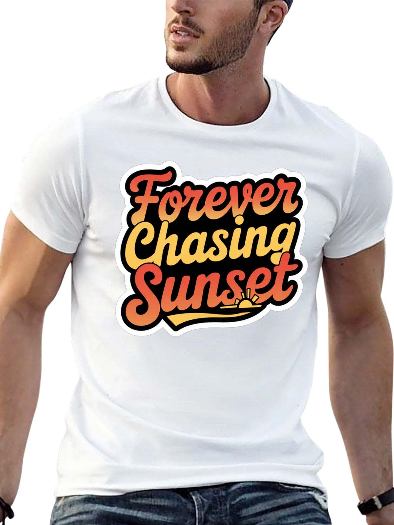 Forever Chasing Sunset Graphic T-Shirt