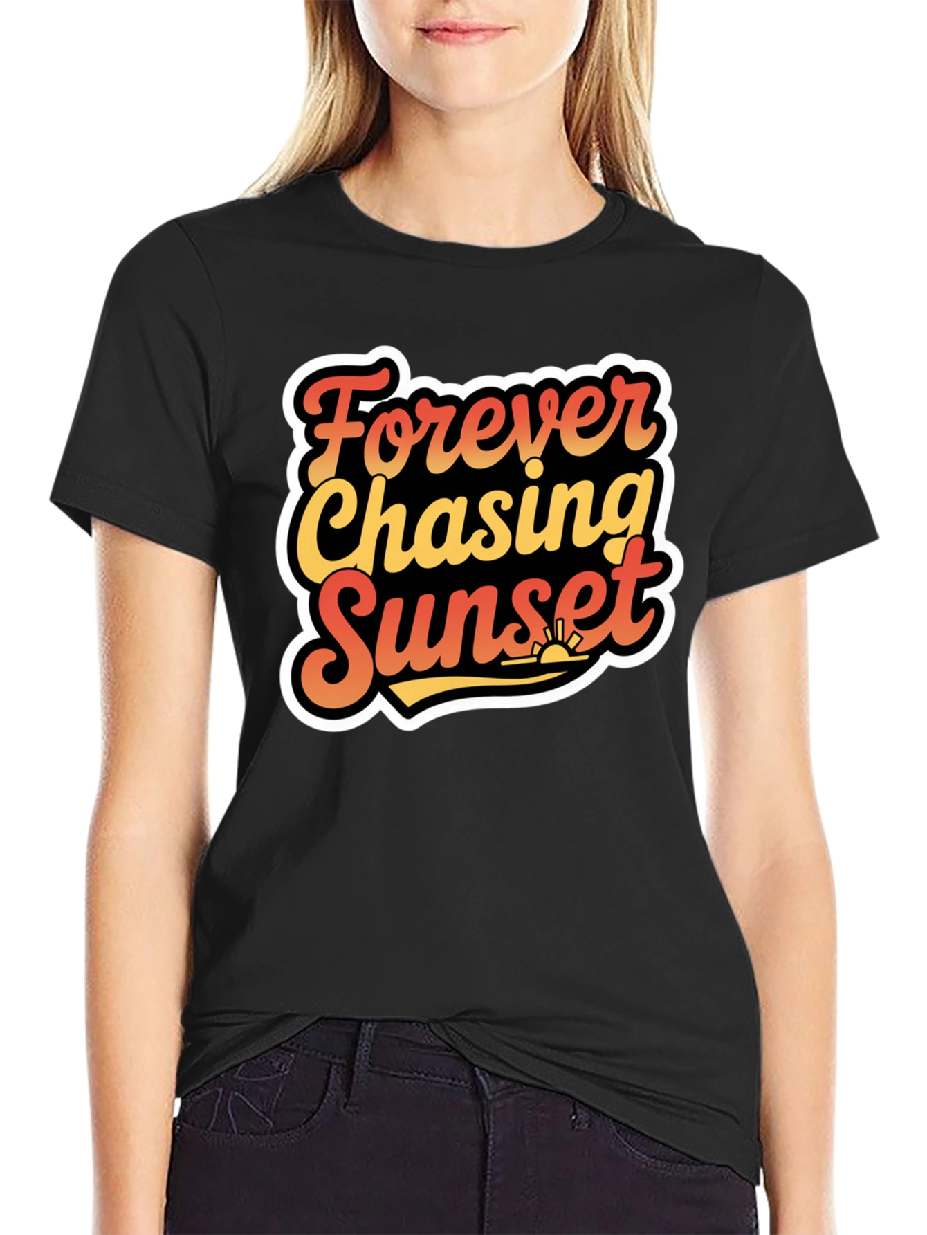 Forever Chasing Sunset Graphic T-Shirt