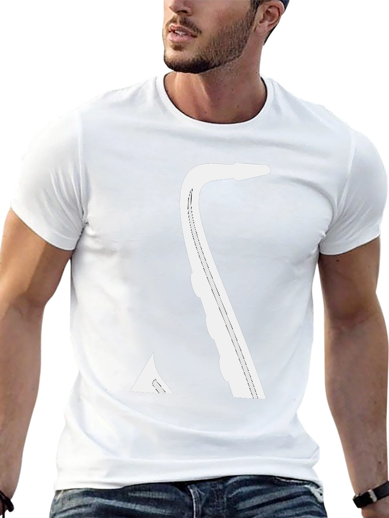 Saxophone Graphic T-Shirt - Cool Music Tee