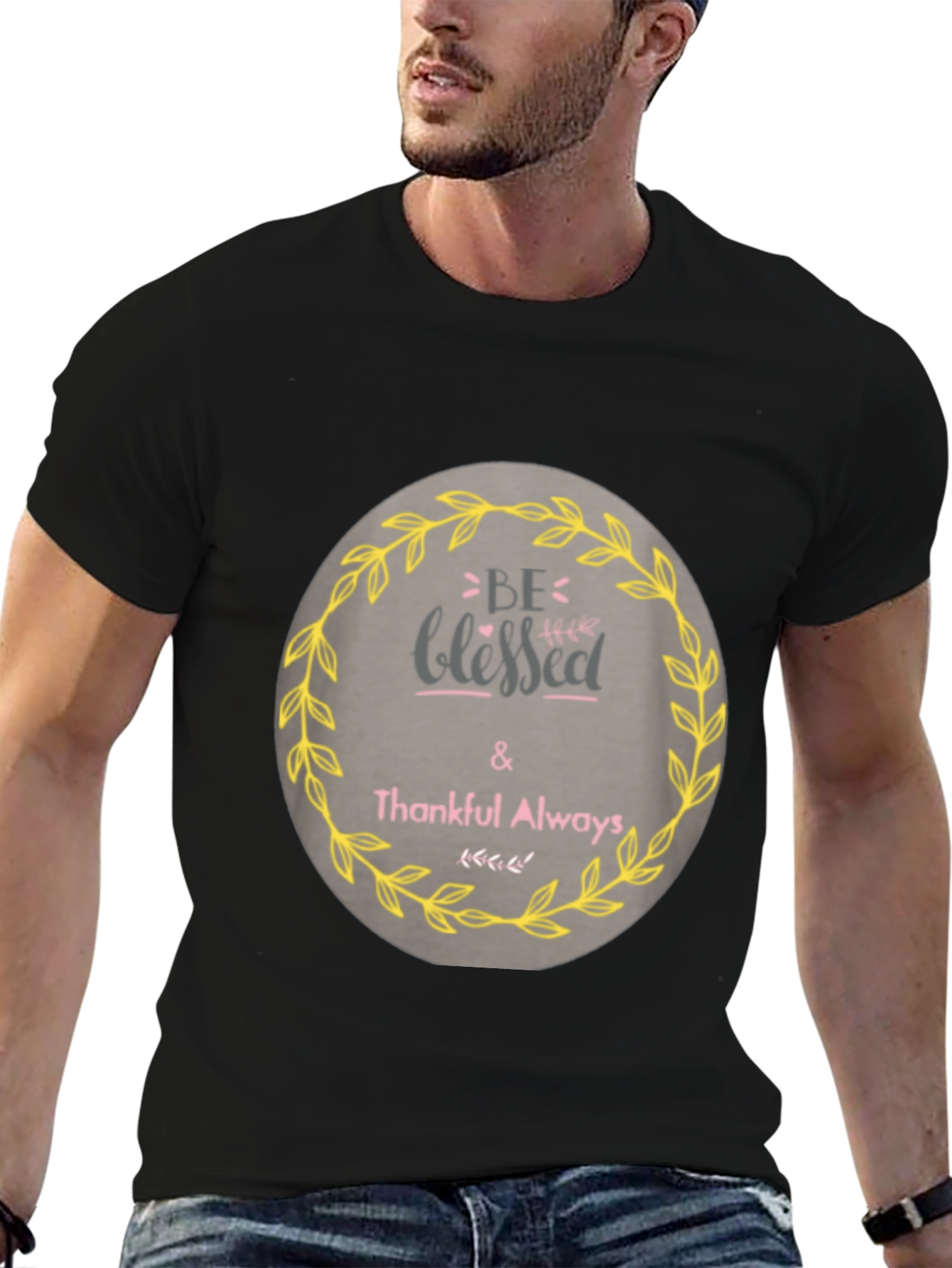 Be Blessed & Thankful Graphic T-Shirt