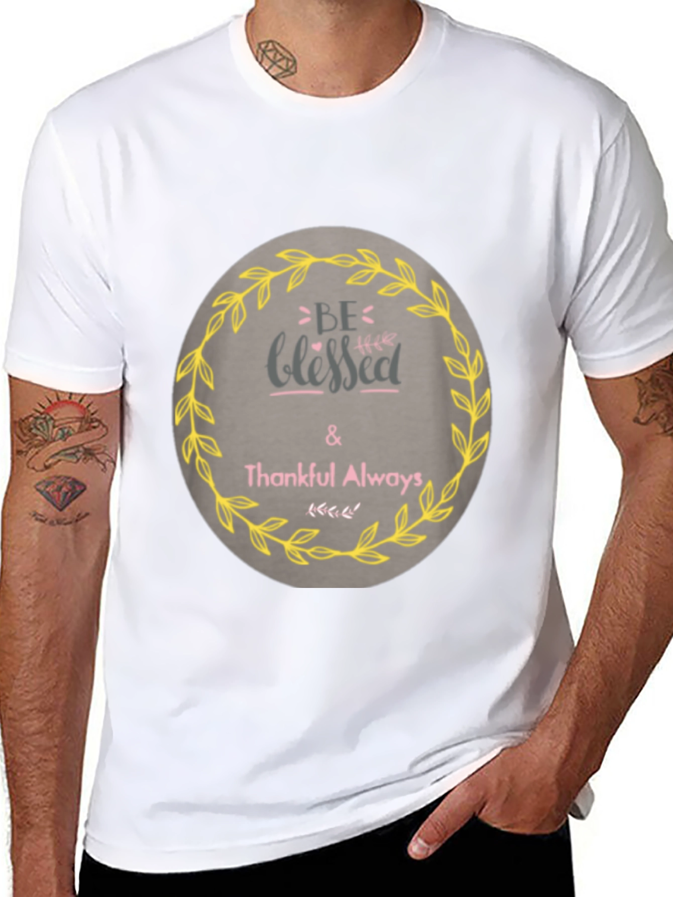 Be Blessed & Thankful Graphic T-Shirt