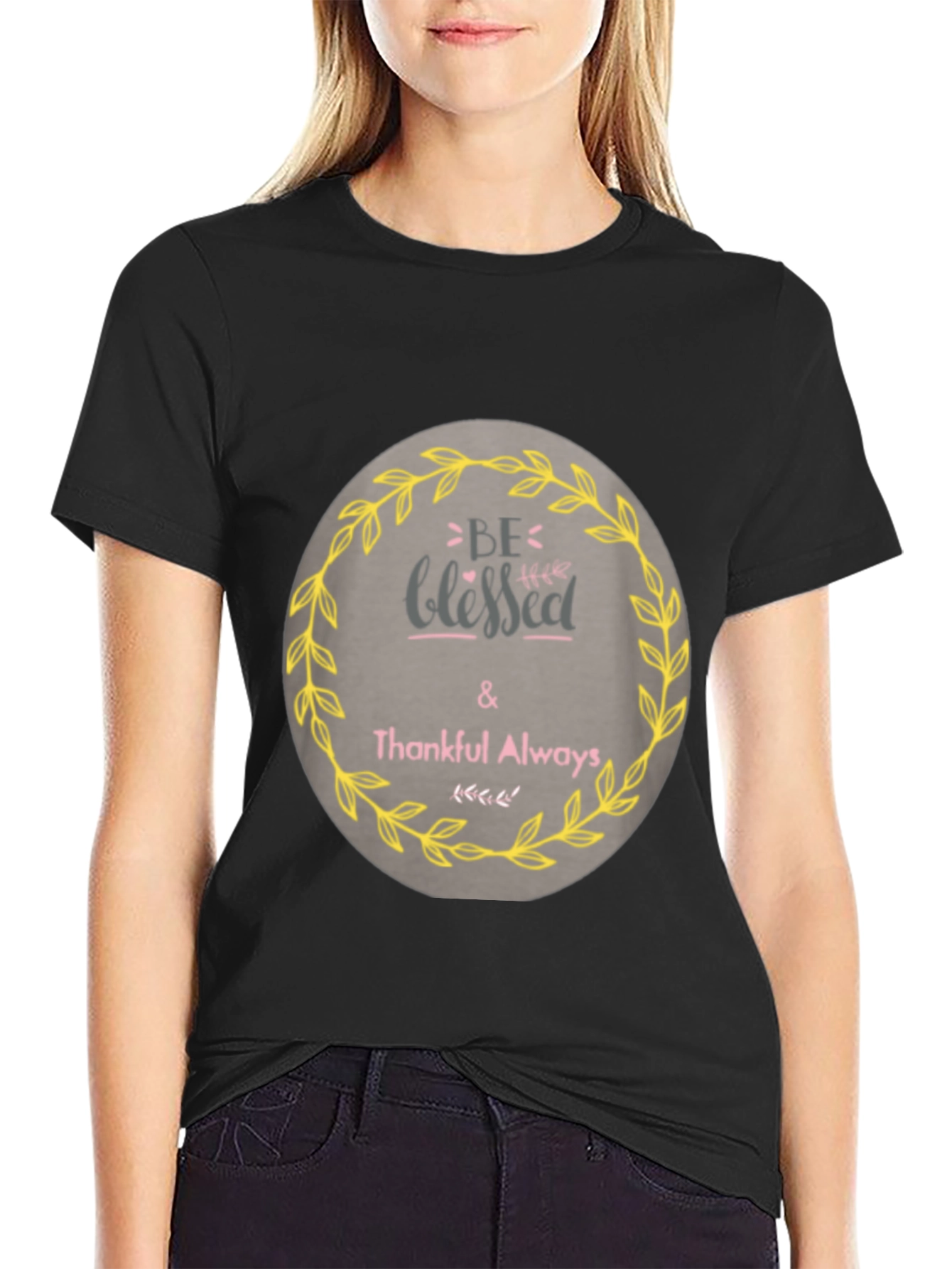 Be Blessed & Thankful Graphic T-Shirt