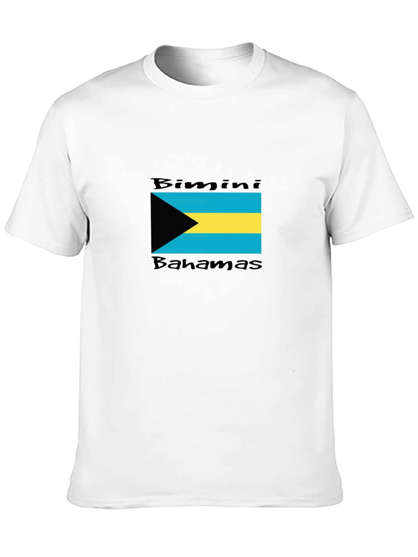 Bimini Bahamas Black T-Shirt Souvenir