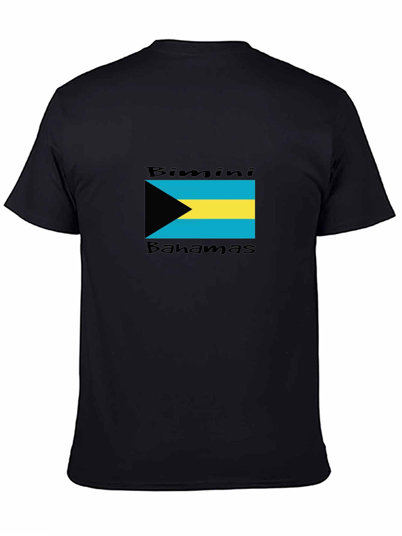 Bimini Bahamas Black T-Shirt Souvenir