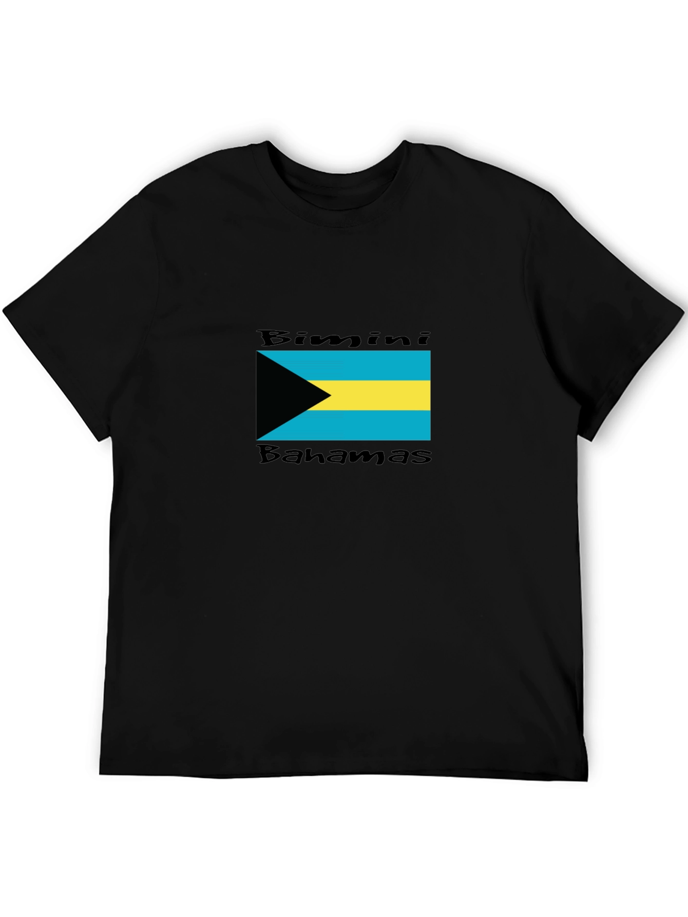 Bimini Bahamas Black T-Shirt Souvenir