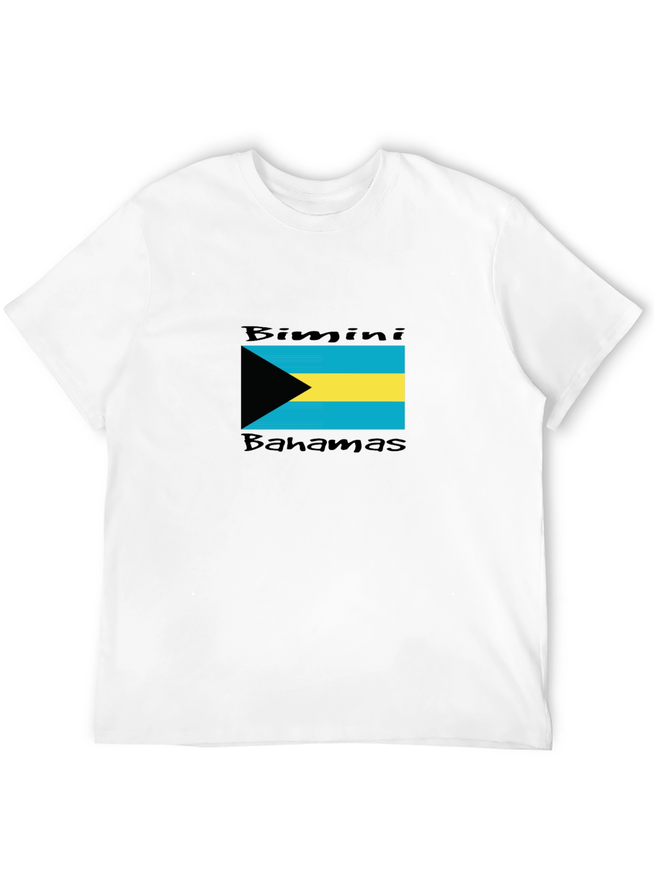Bimini Bahamas Black T-Shirt Souvenir