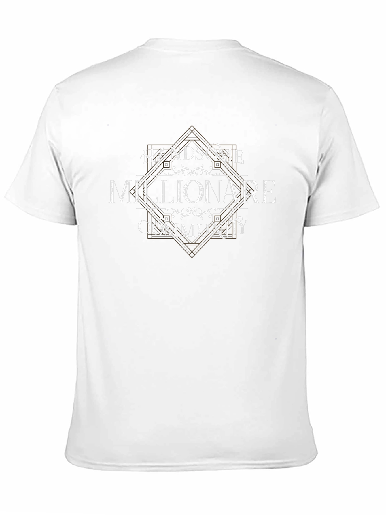 Handsome Millionaire Community Black T-Shirt