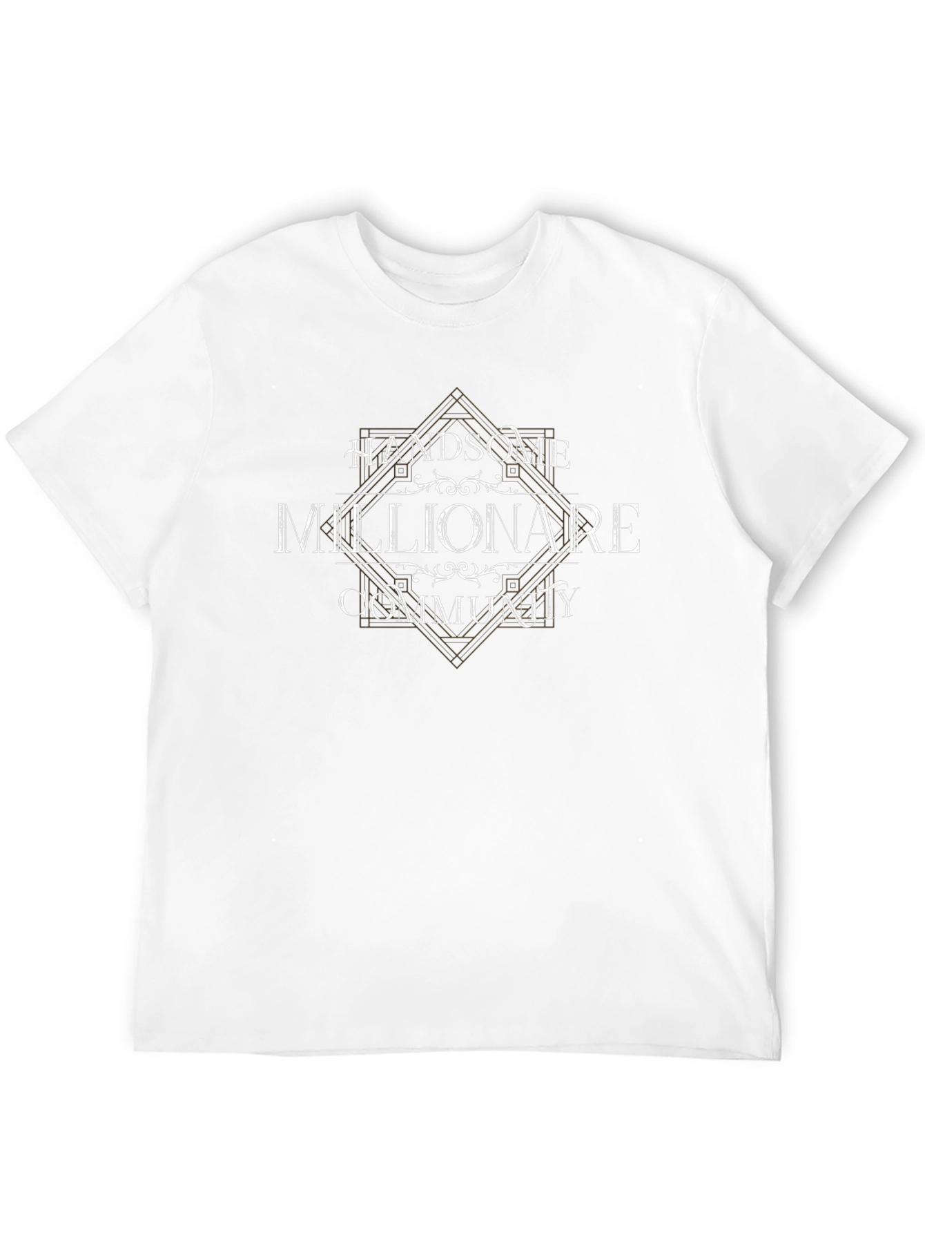 Handsome Millionaire Community Black T-Shirt