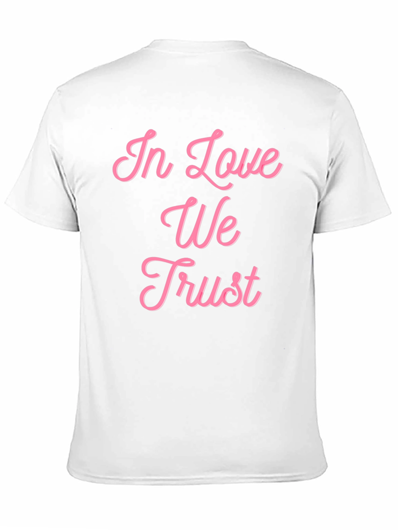 In Love We Trust Graphic Tee - Black