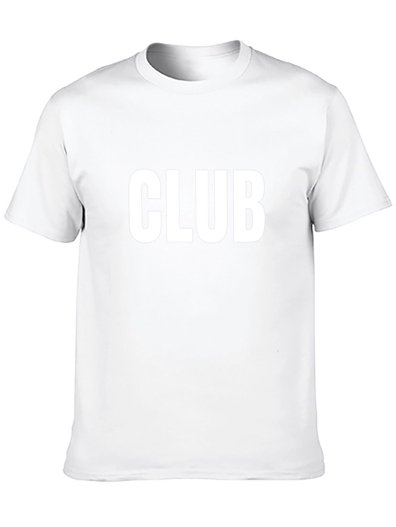 CLUB Graphic Tee - Mens Black Cotton T-Shirt