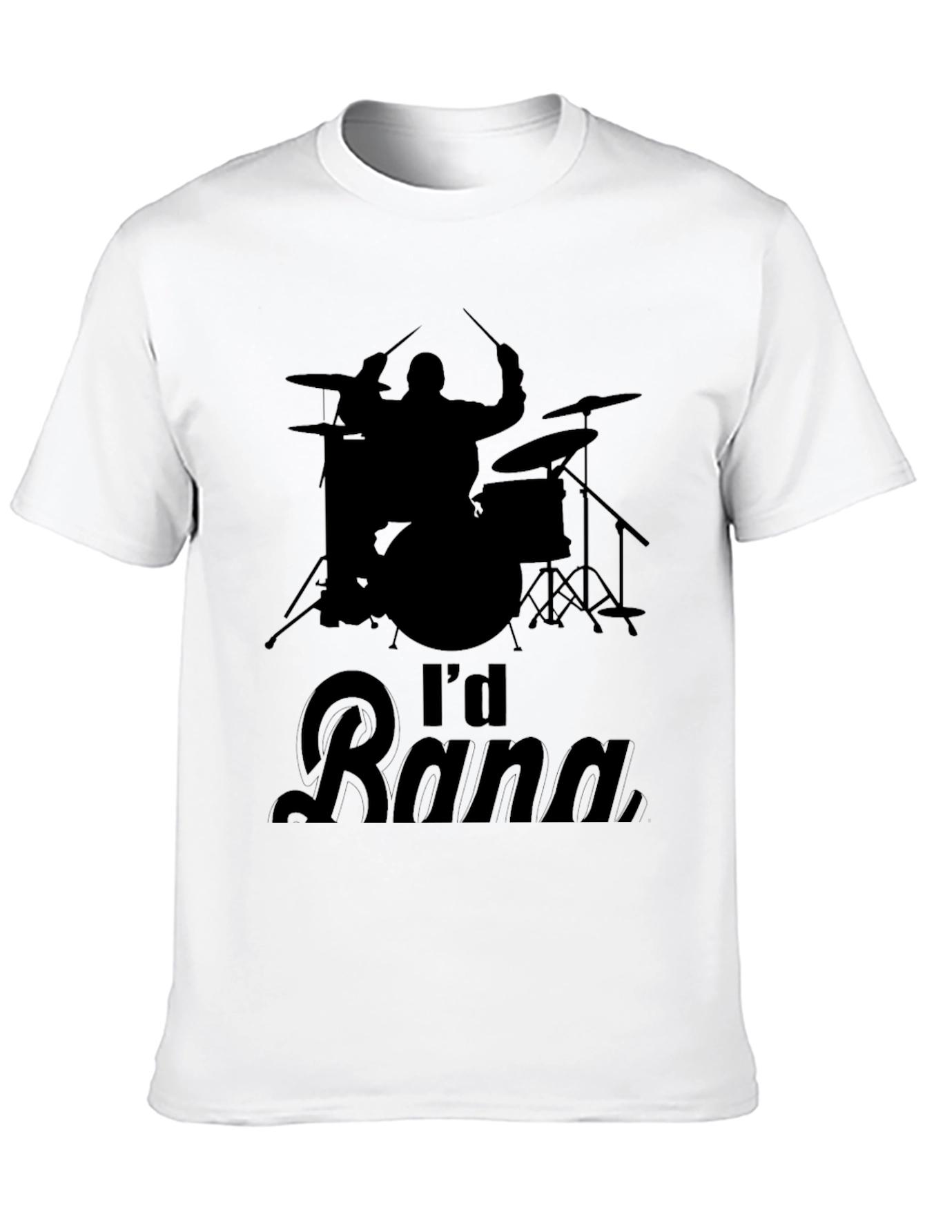Drummer T-Shirt - Id Rather Be Drumming