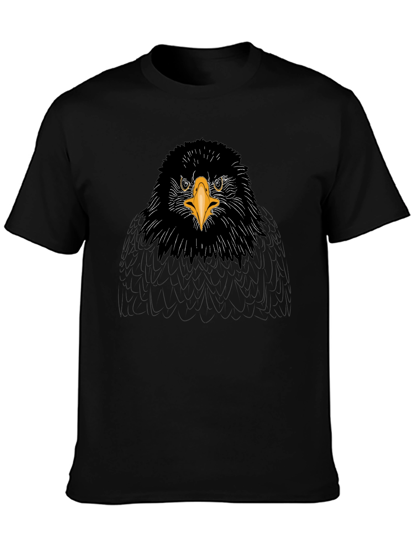 Black Eagle Graphic Tee - Mens Short Sleeve