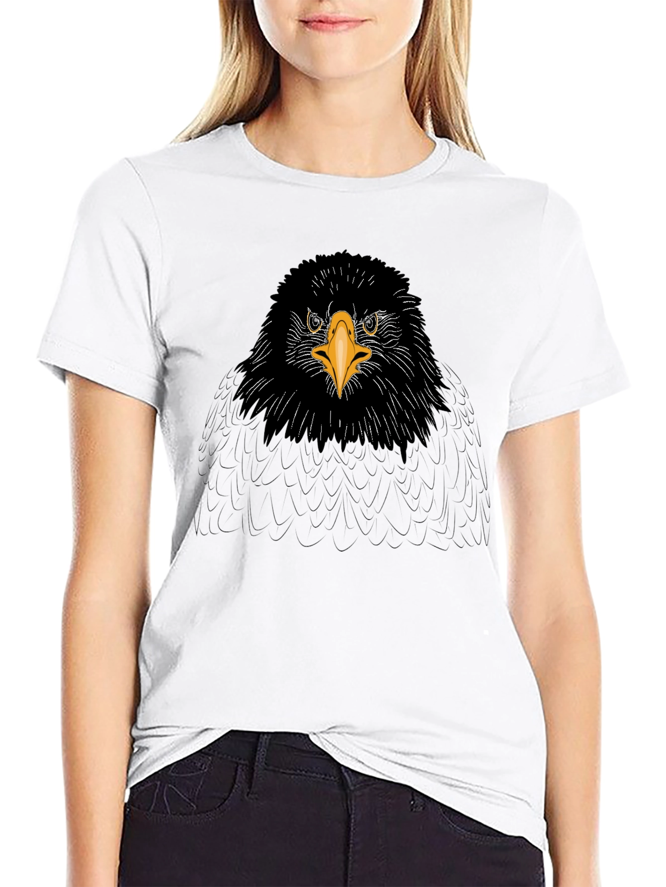 Black Eagle Graphic Tee - Mens Short Sleeve