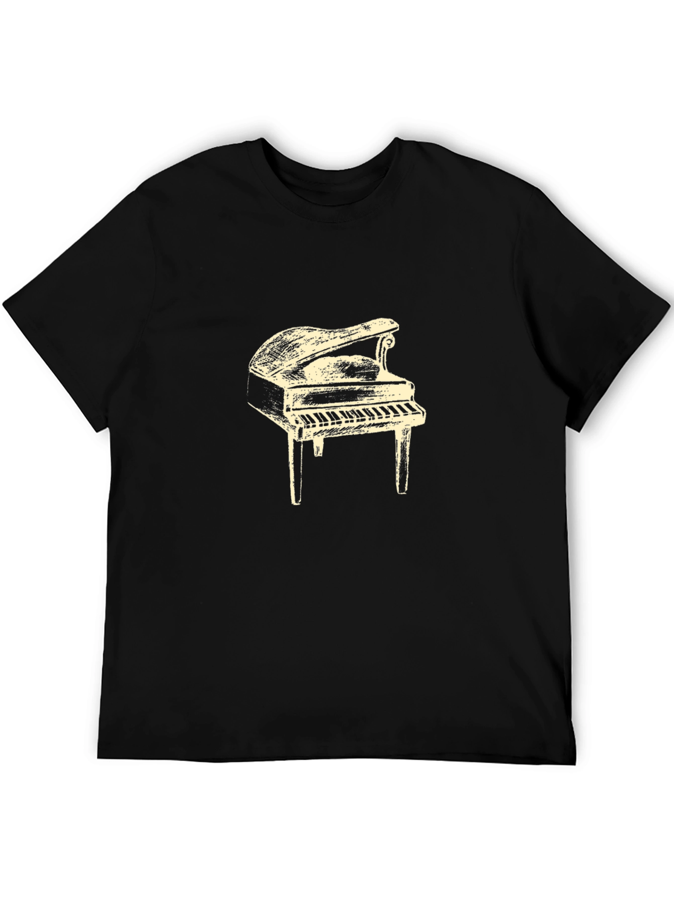 Piano Graphic Tee - Musical Style