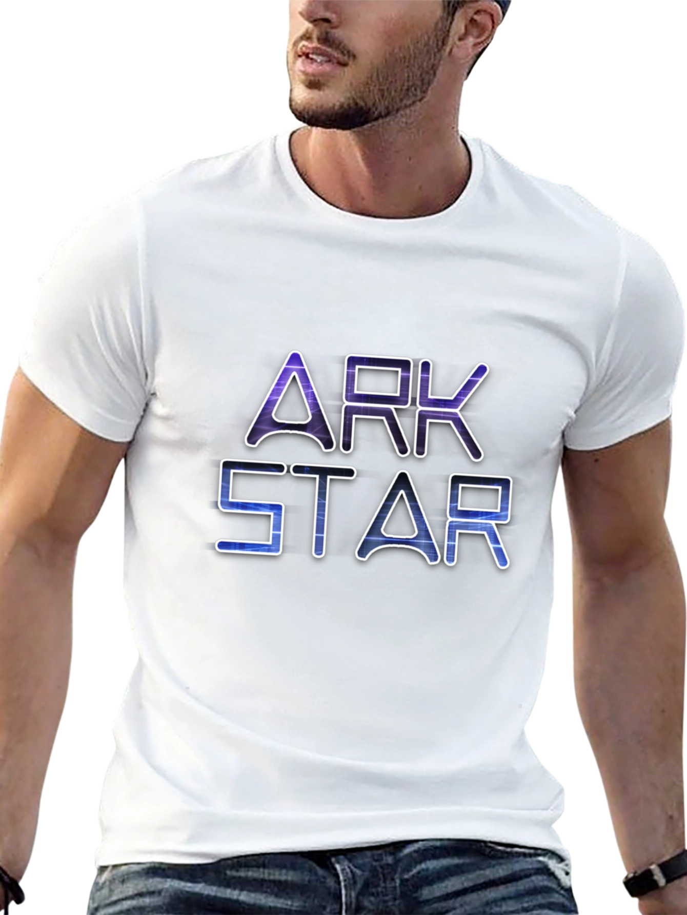 Ark Star Graphic Print Black T-Shirt