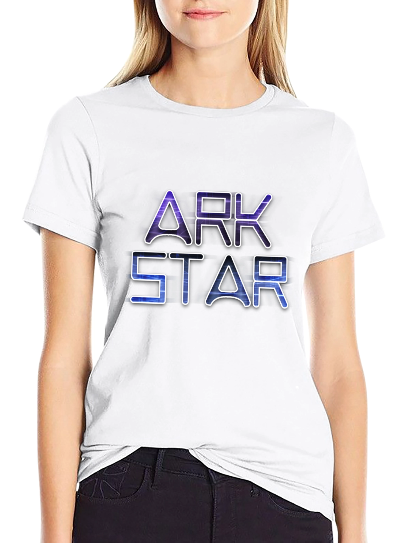 Ark Star Graphic Print Black T-Shirt