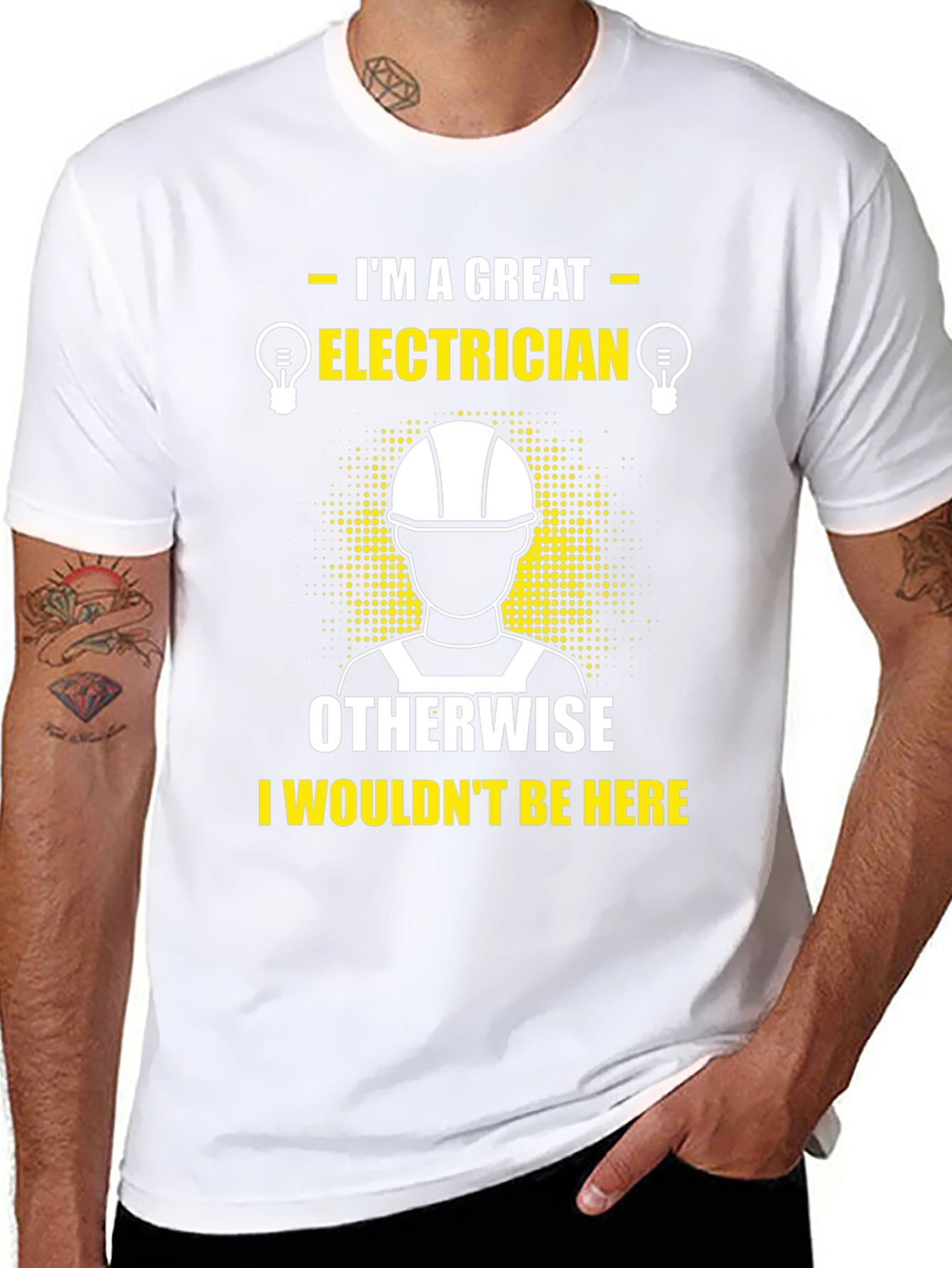 Great Electrician T-Shirt Funny Job Tee