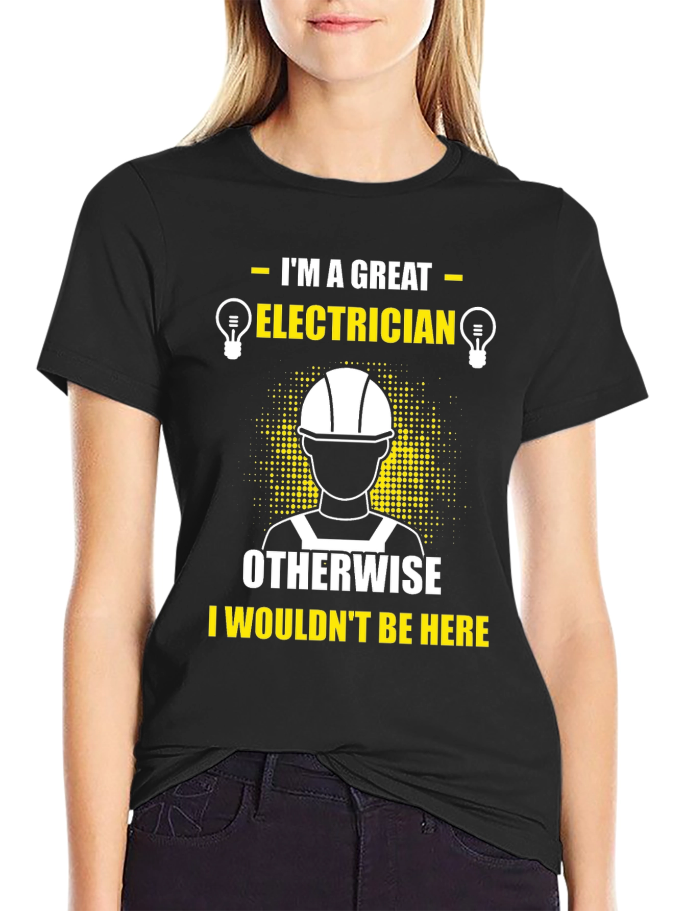 Great Electrician T-Shirt Funny Job Tee