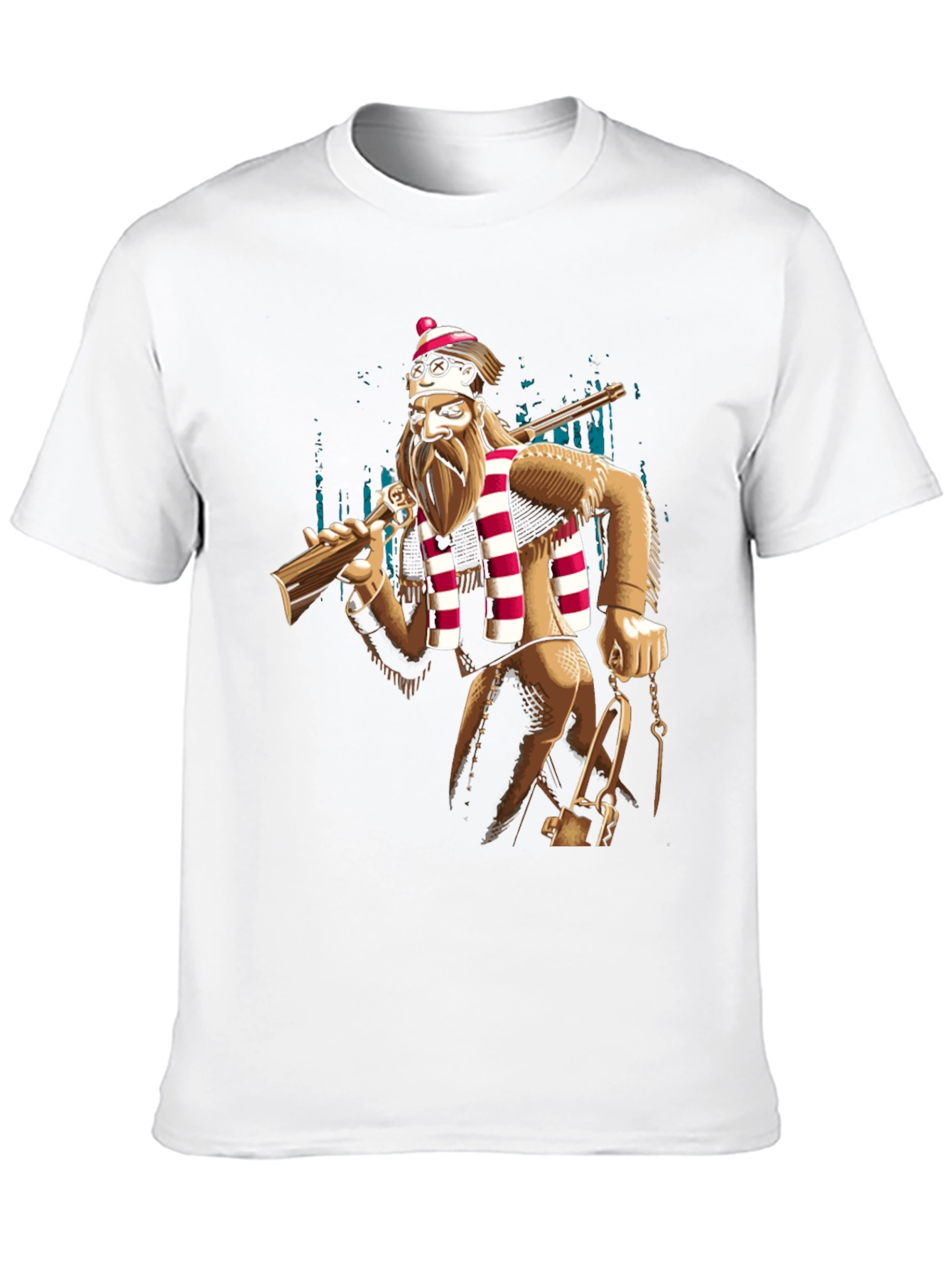 Novelty Lumberjack T-Shirt - Mens Black Tee