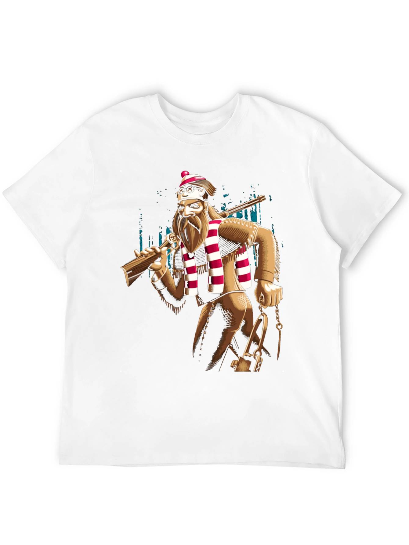 Novelty Lumberjack T-Shirt - Mens Black Tee