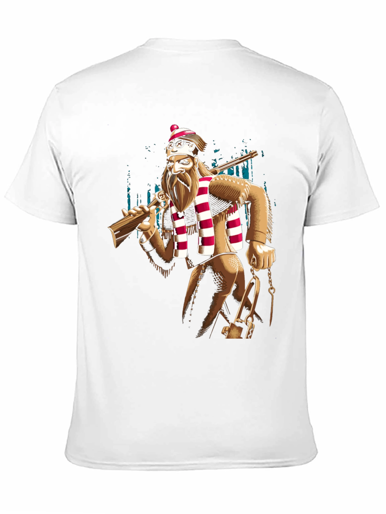 Novelty Lumberjack T-Shirt - Mens Black Tee