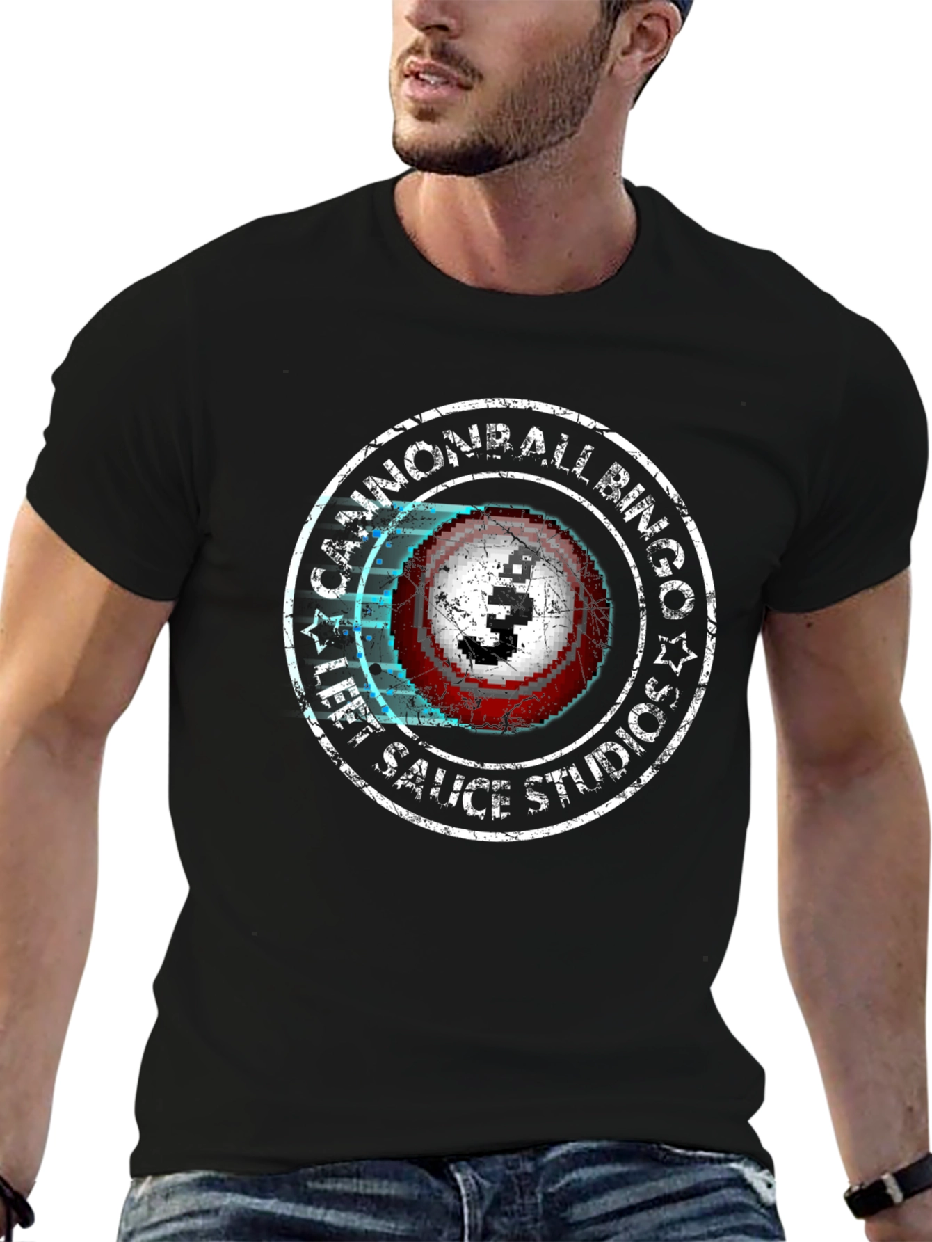 Cannonball Bingo T-Shirt - Left Sauce Studios