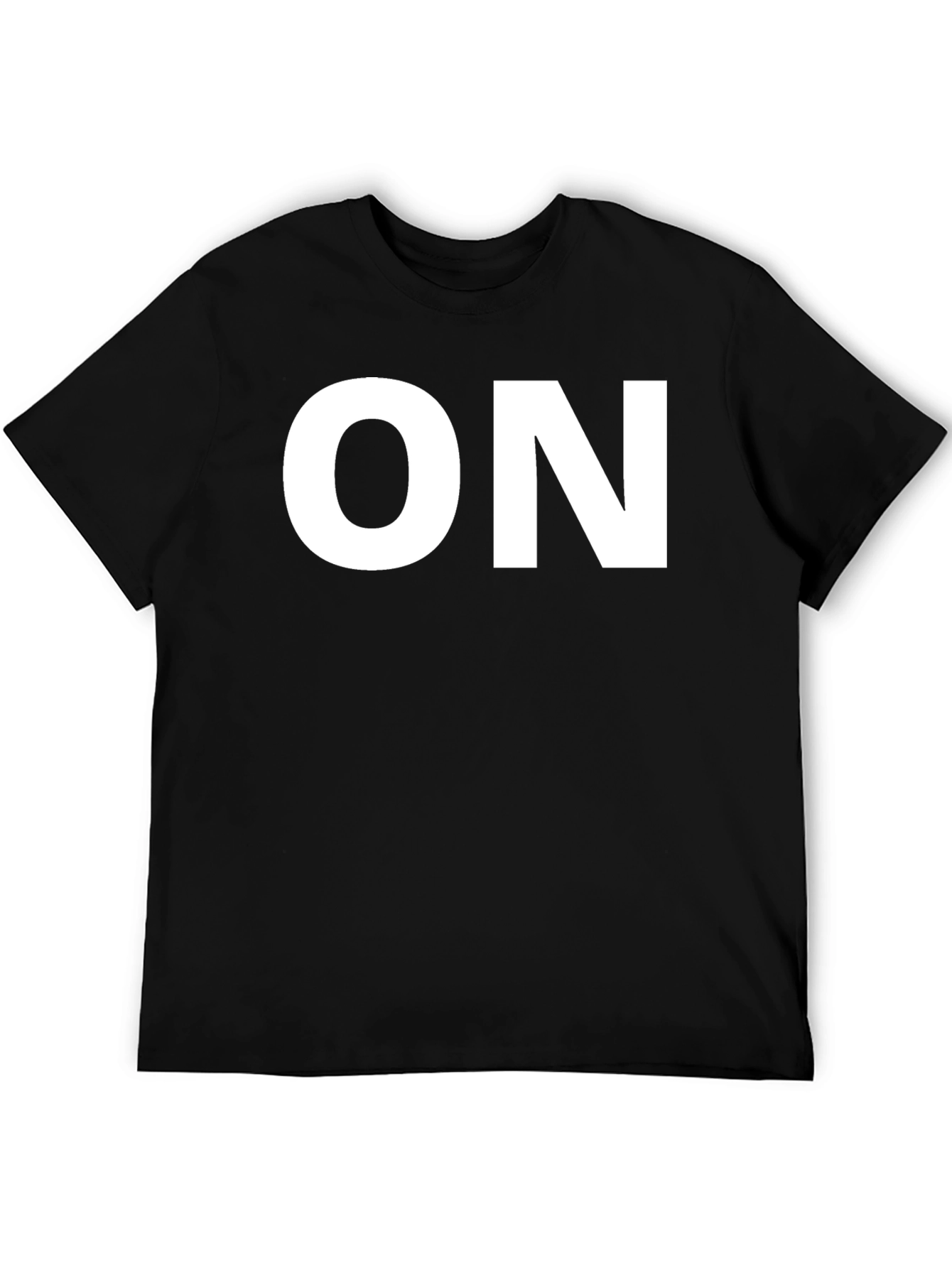 Bold ON Graphic Black T-Shirt