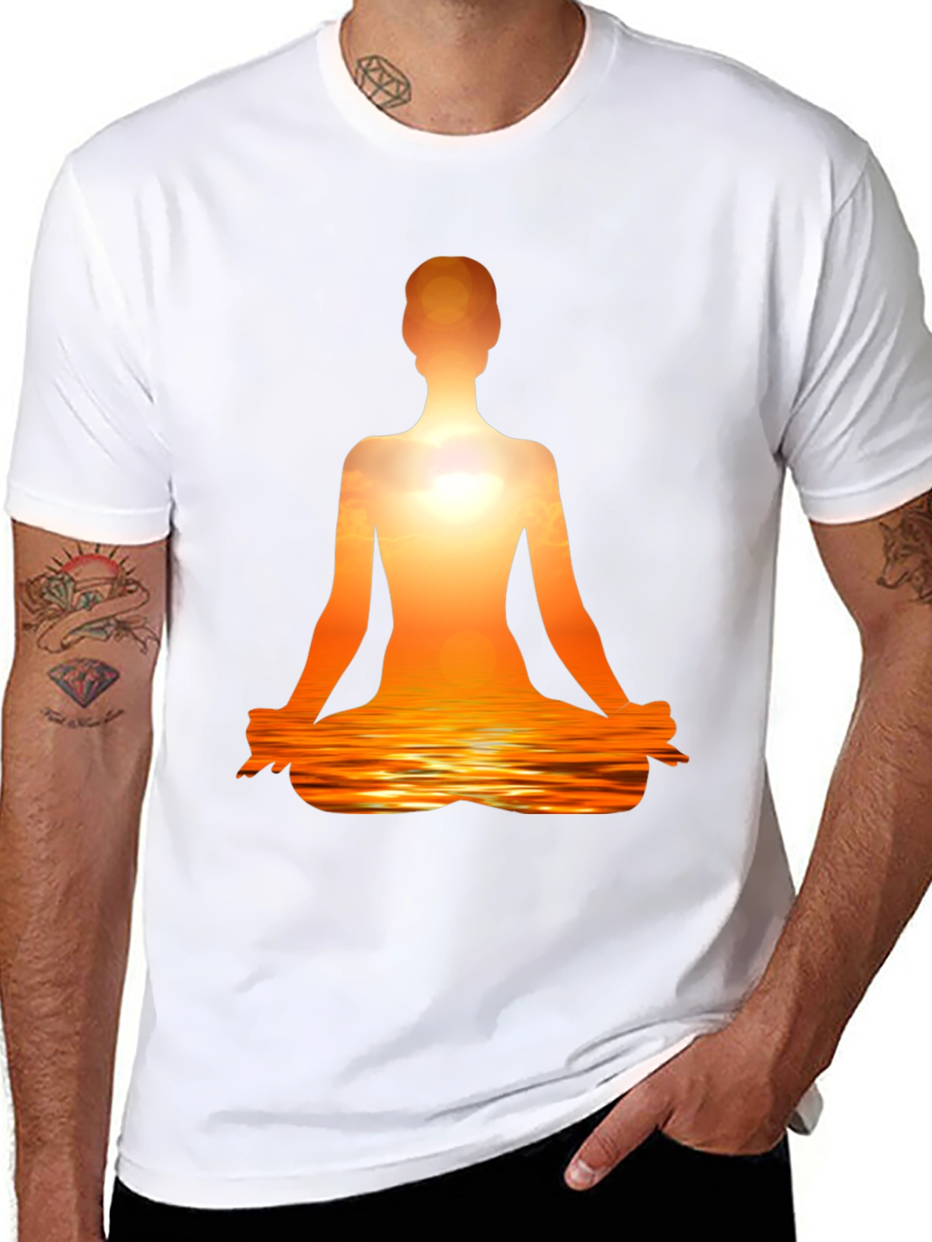 Sunset Meditation Graphic Tee