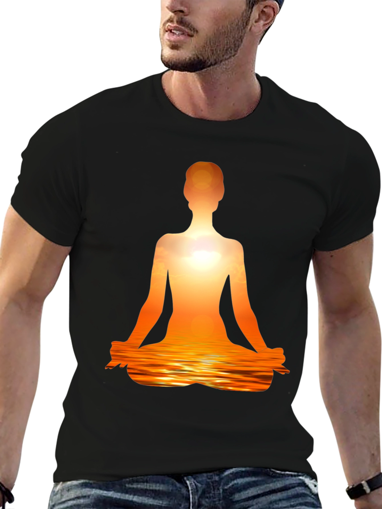 Sunset Meditation Graphic Tee
