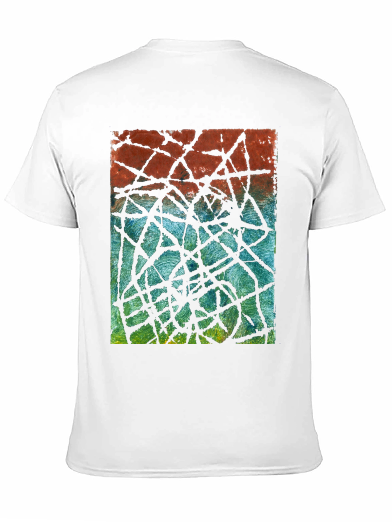 Abstract Line Art Graphic Tee - Modern Casual Style