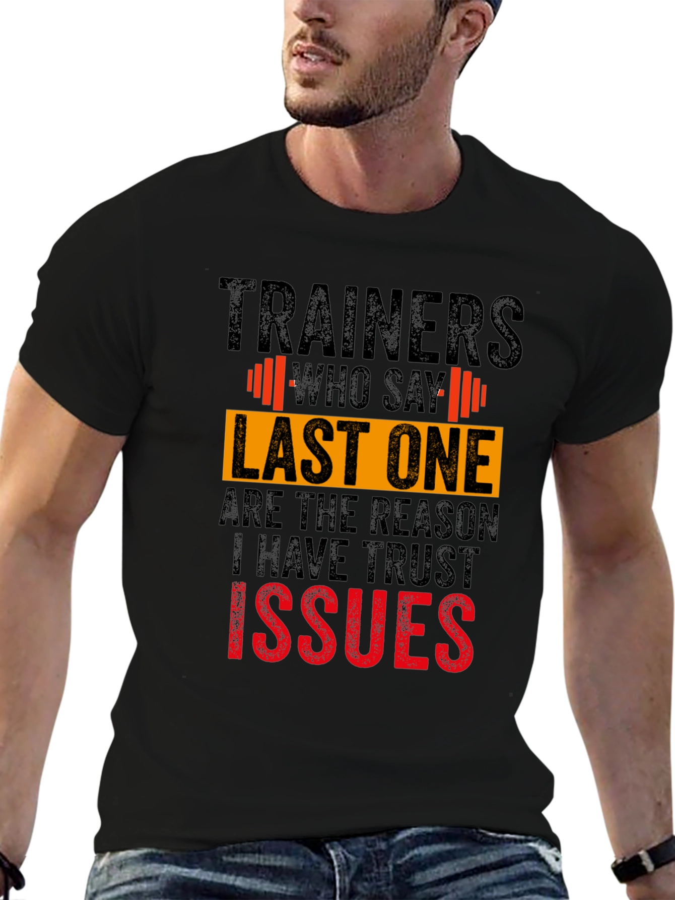 Funny Trainer Trust Issues Graphic Tee