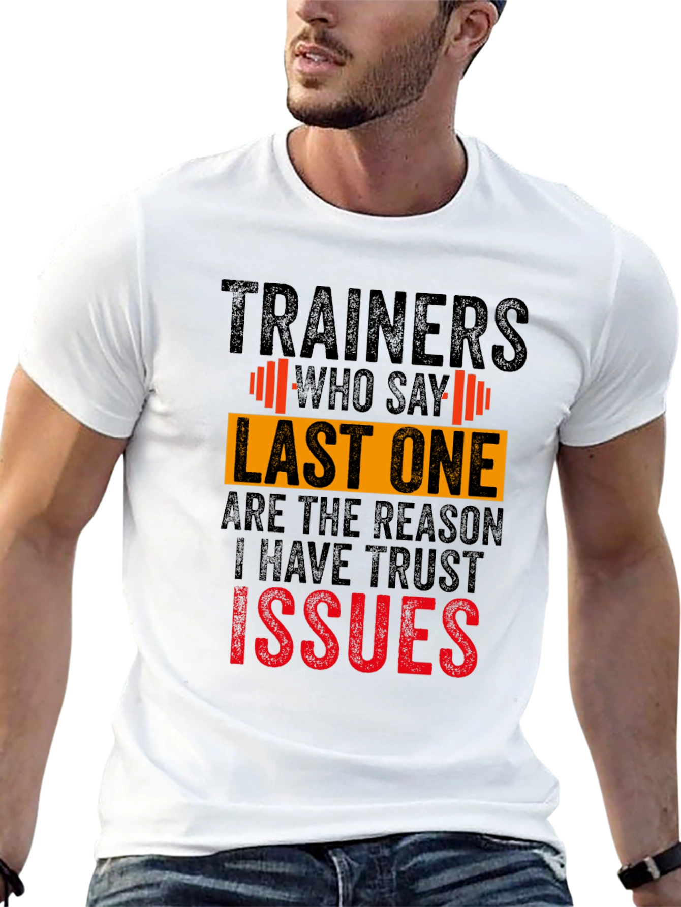 Funny Trainer Trust Issues Graphic Tee