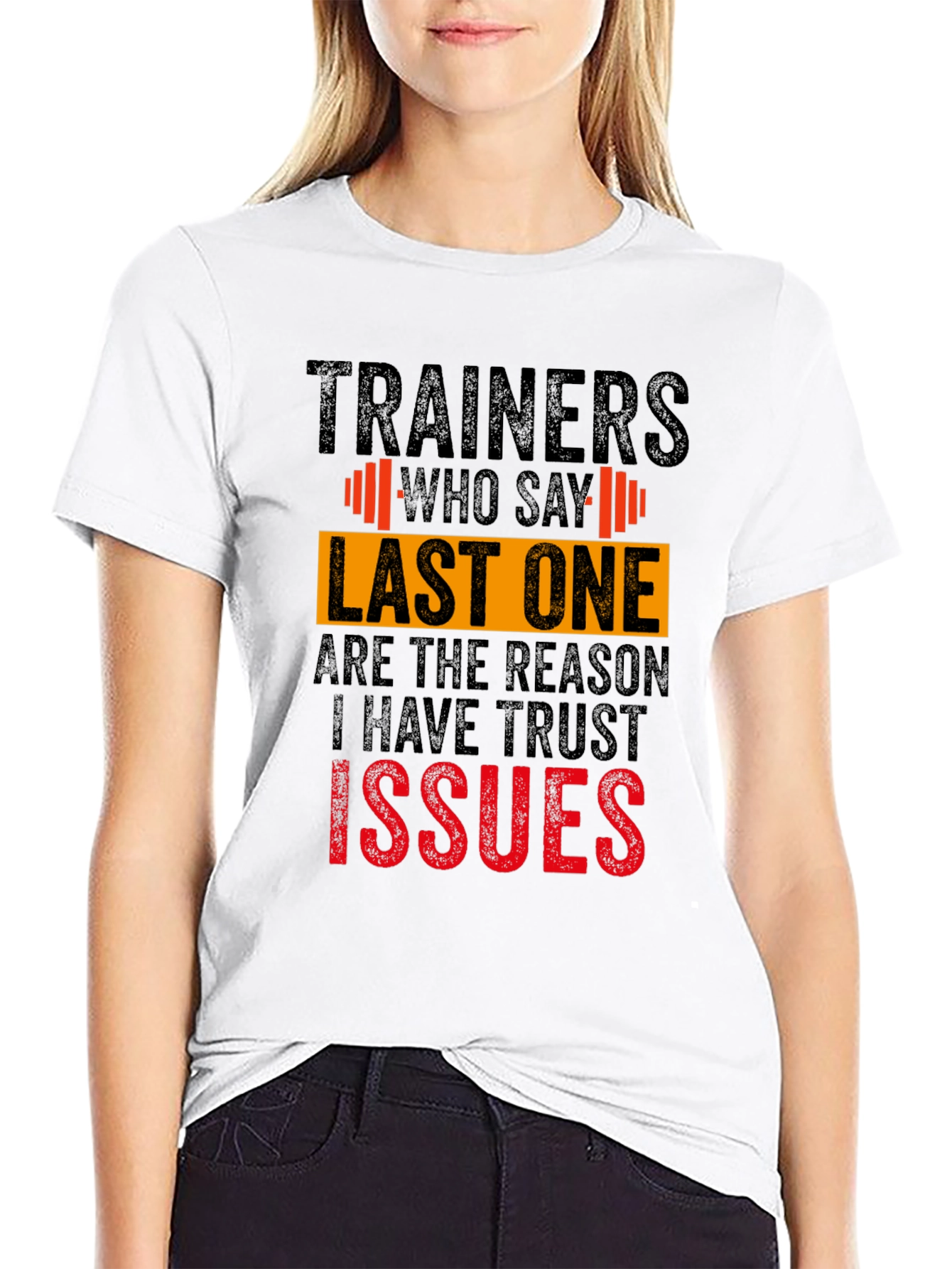 Funny Trainer Trust Issues Graphic Tee