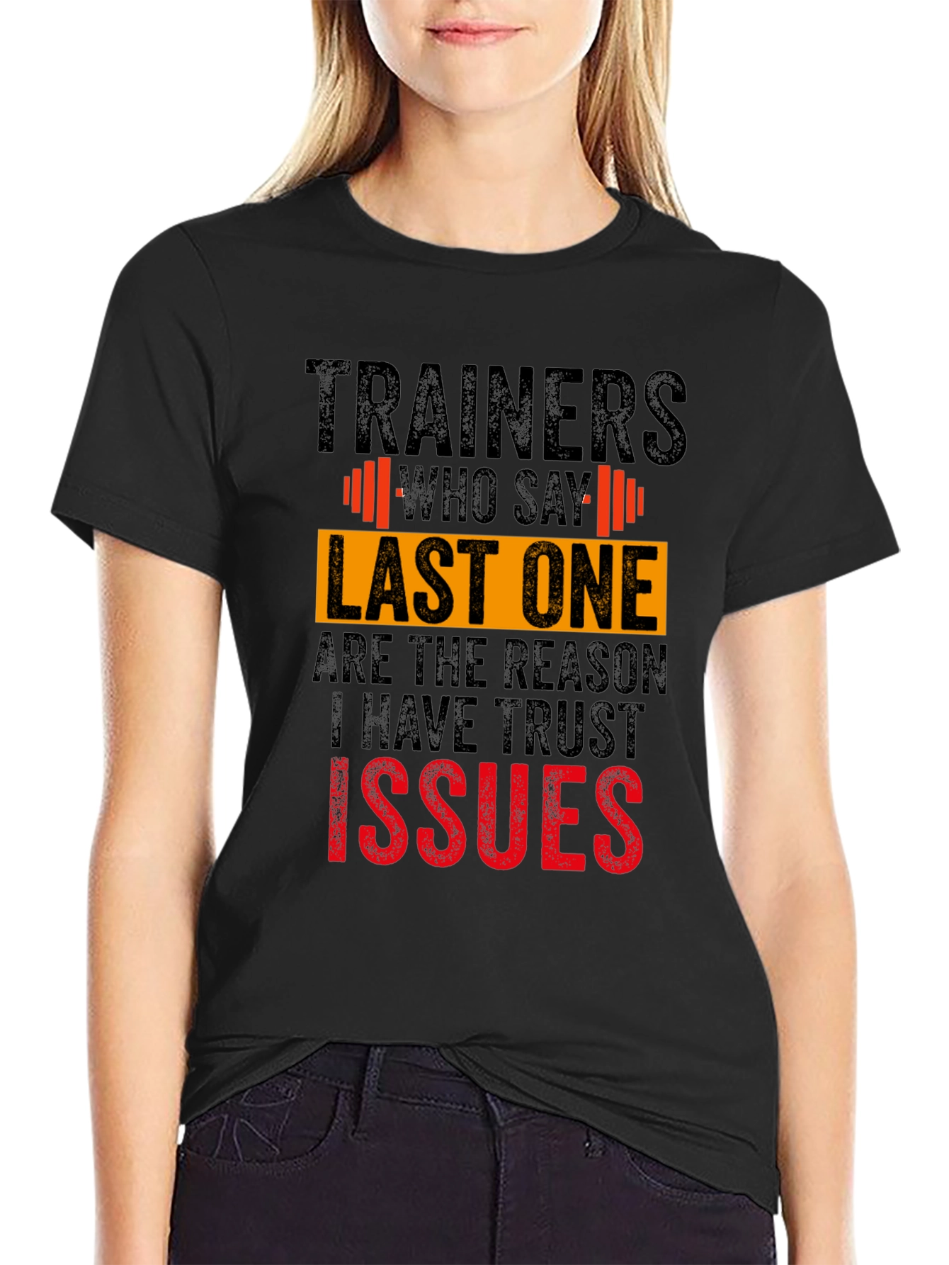 Funny Trainer Trust Issues Graphic Tee