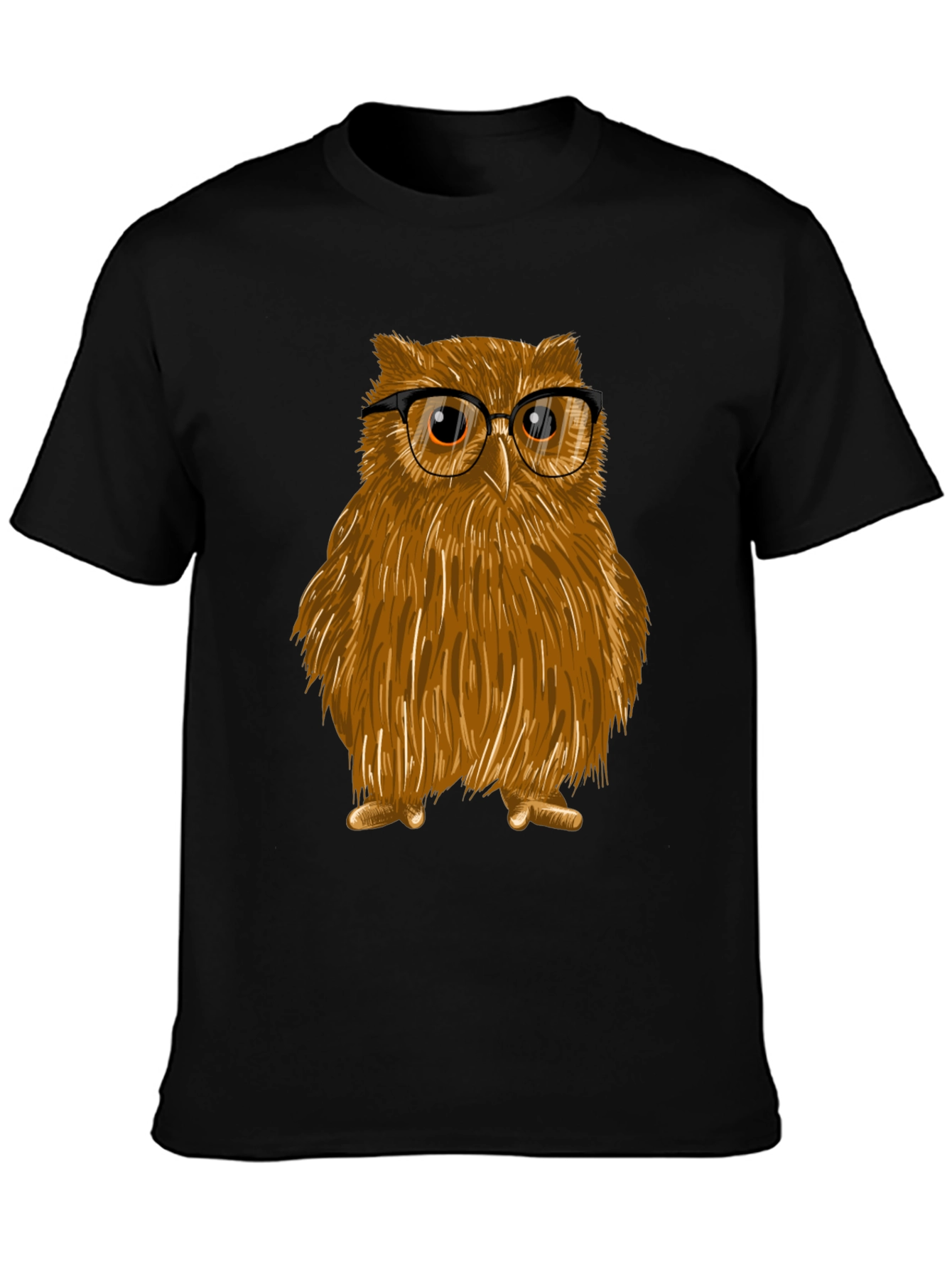 Owl with Glasses T-Shirt - Stylish & Unique Design