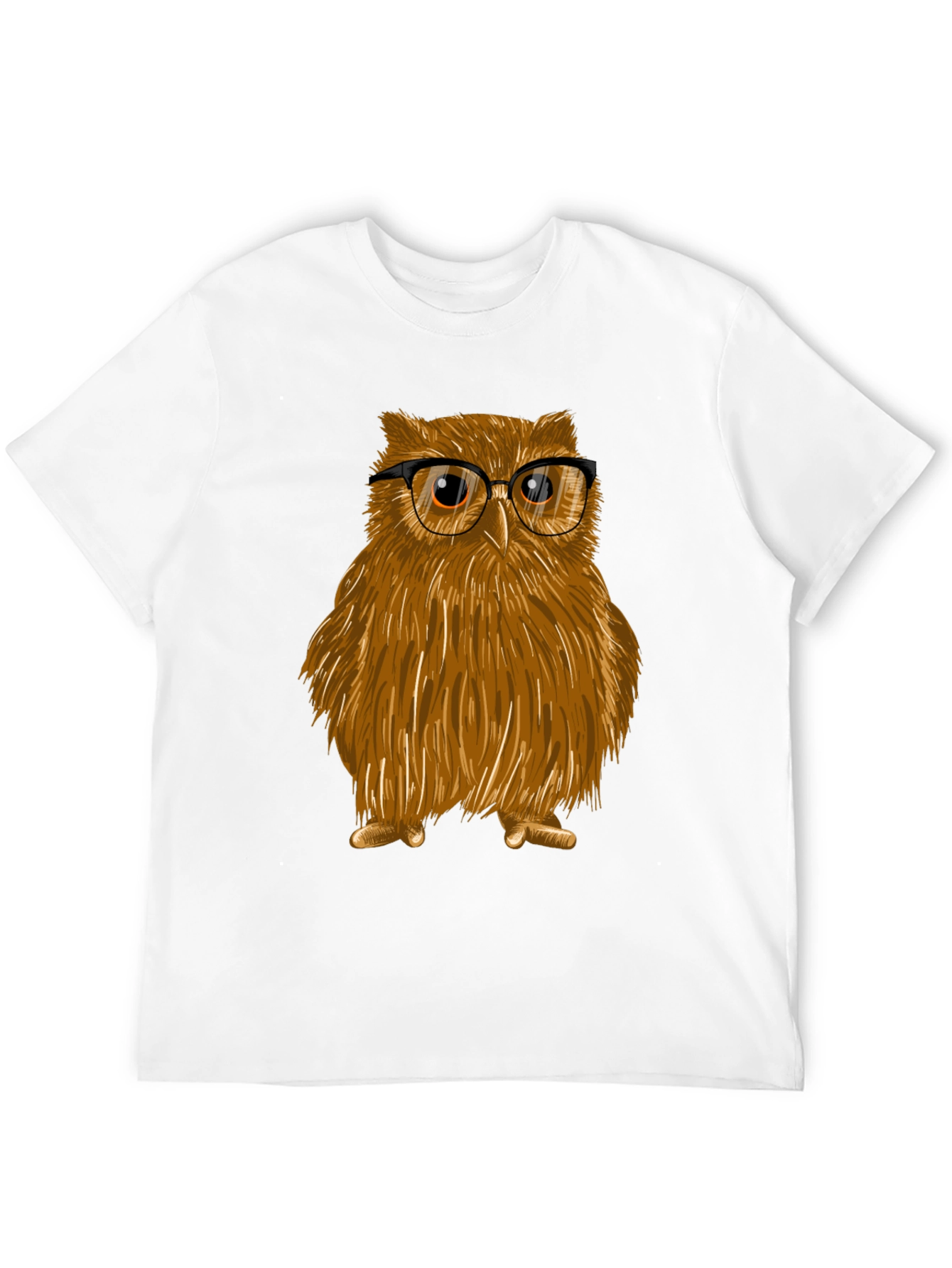 Owl with Glasses T-Shirt - Stylish & Unique Design
