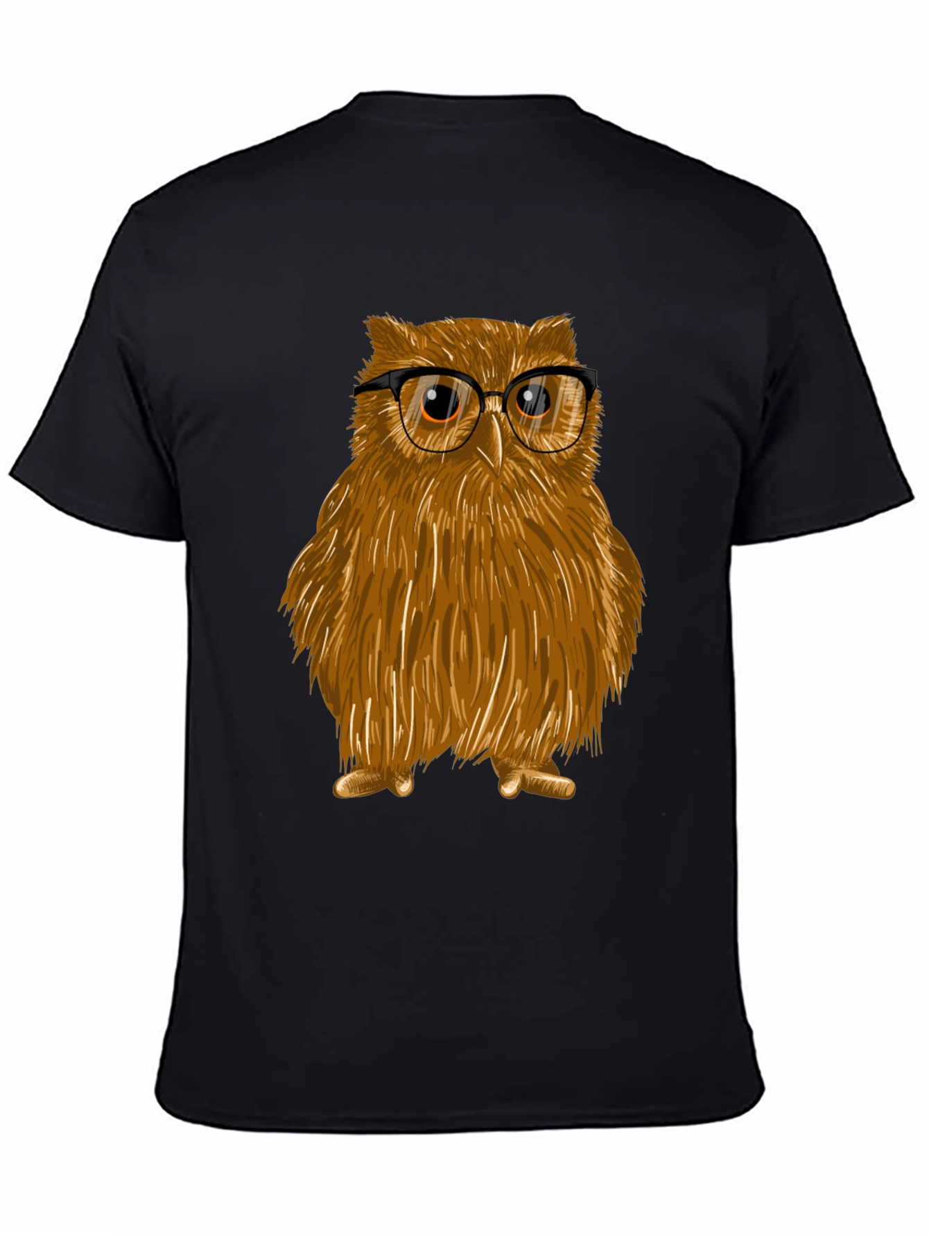 Owl with Glasses T-Shirt - Stylish & Unique Design