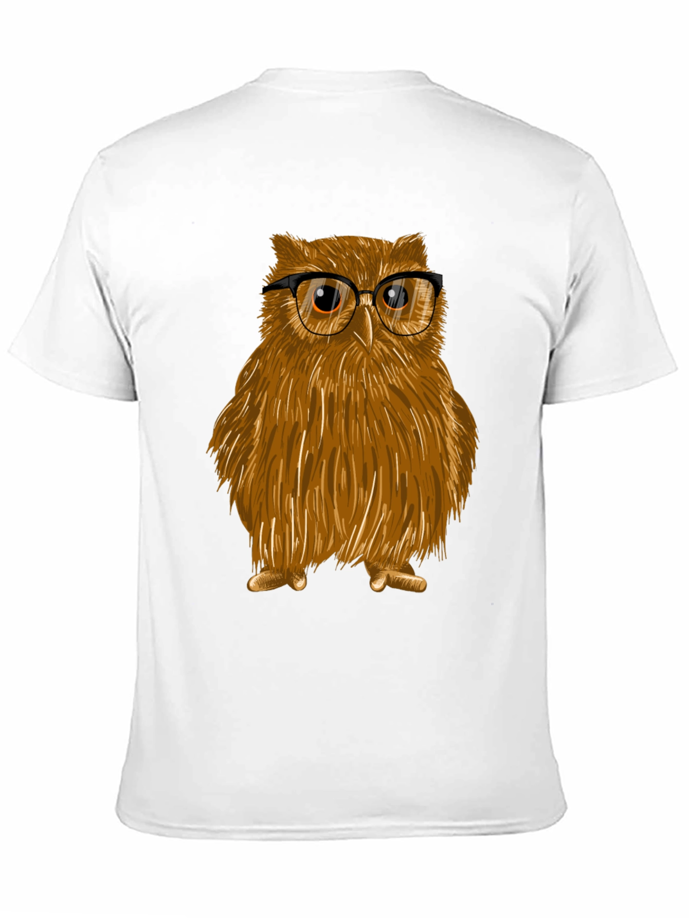 Owl with Glasses T-Shirt - Stylish & Unique Design