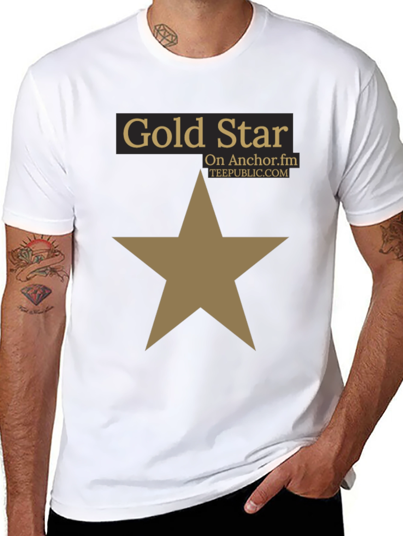 Gold Star Graphic Tee - Anchor.fm