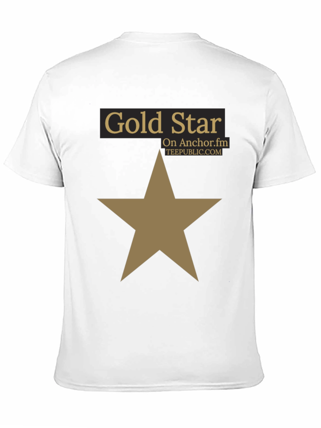 Gold Star Graphic Tee - Anchor.fm